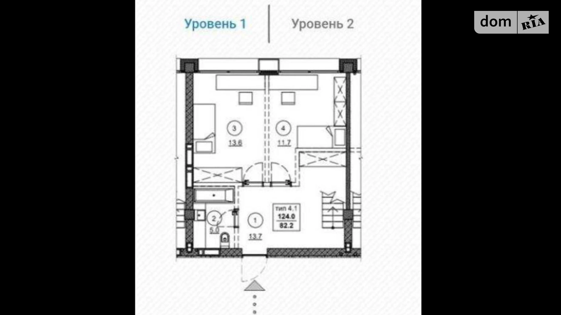 Продается 4-комнатная квартира 124 кв. м в Днепре, ул. Гетманская, 5