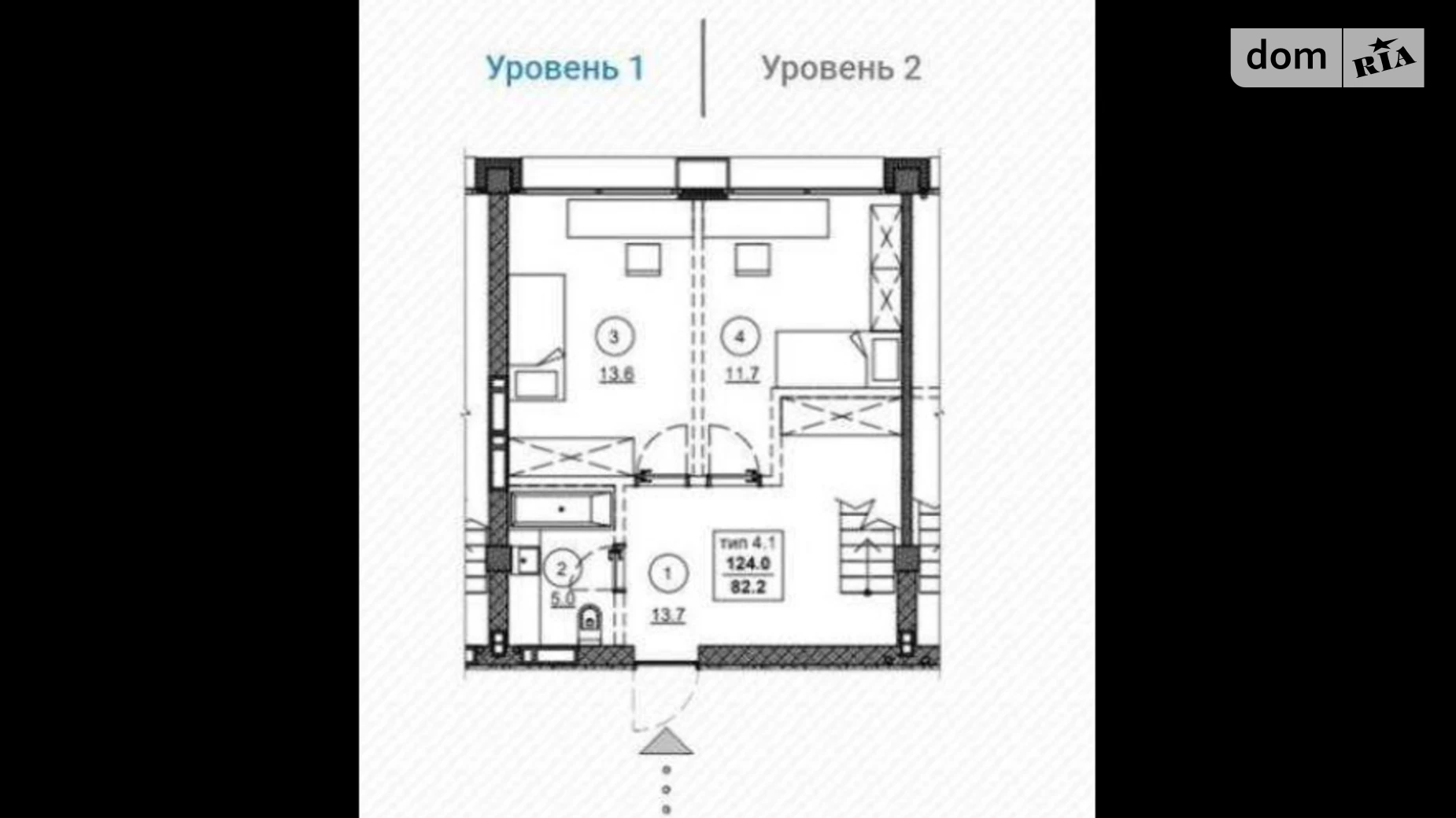 Продается 4-комнатная квартира 124 кв. м в Днепре, ул. Гетманская, 5