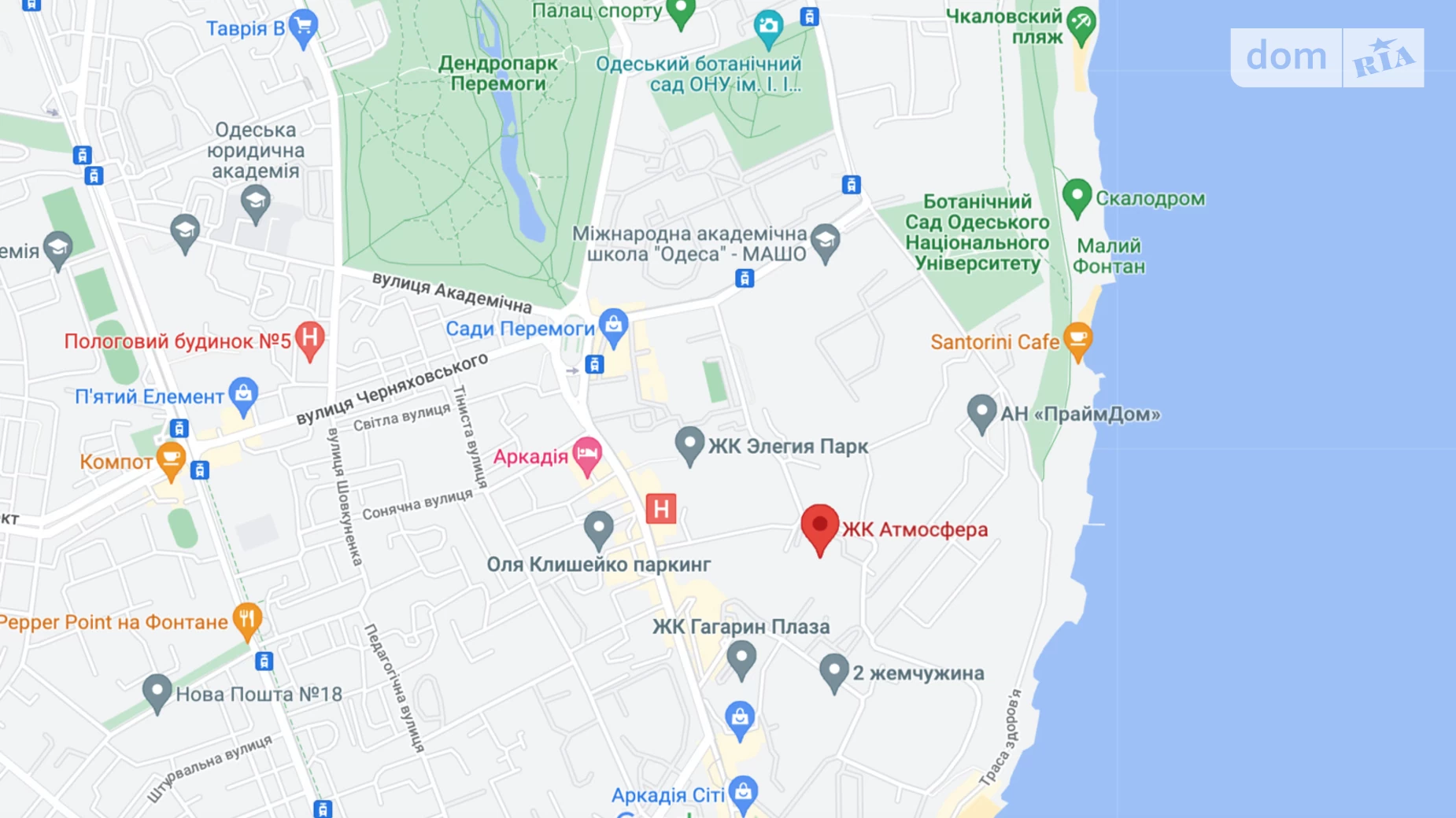 Продается 1-комнатная квартира 45.15 кв. м в Одессе, пер. Курортный