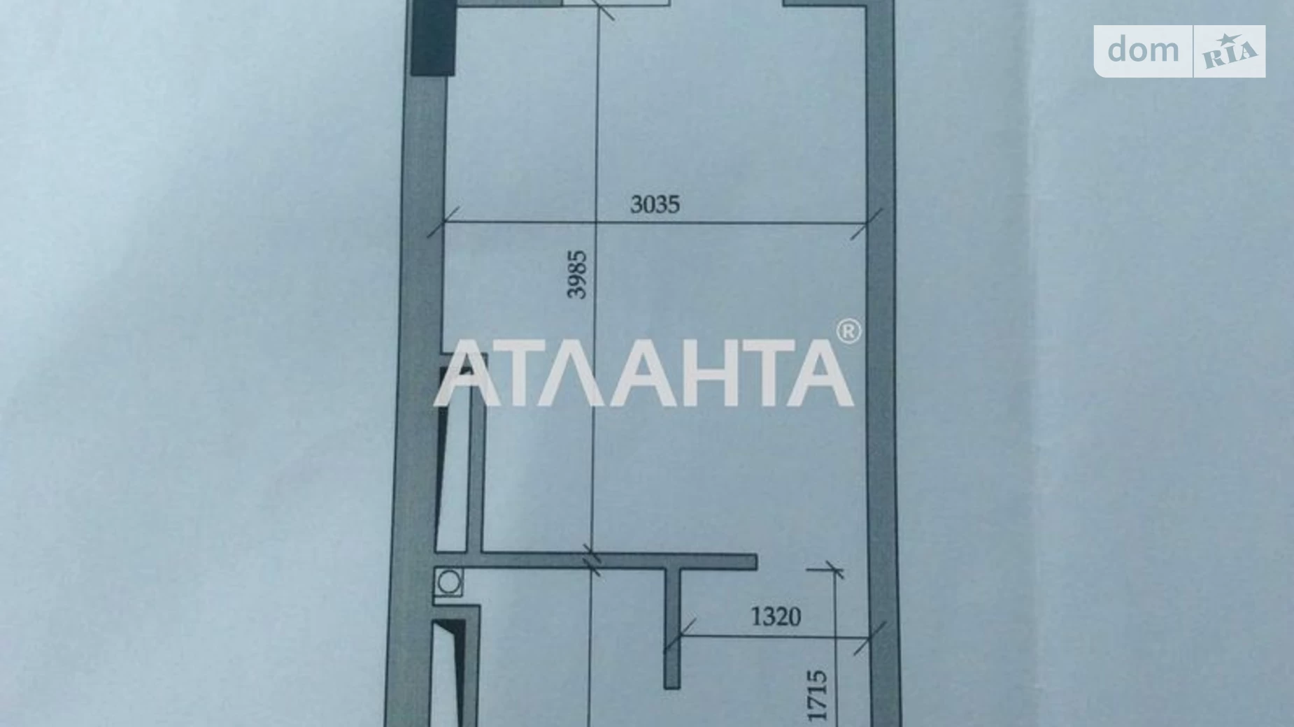 Продается 1-комнатная квартира 21.3 кв. м в Одессе, ул. Академика Вильямса - фото 2