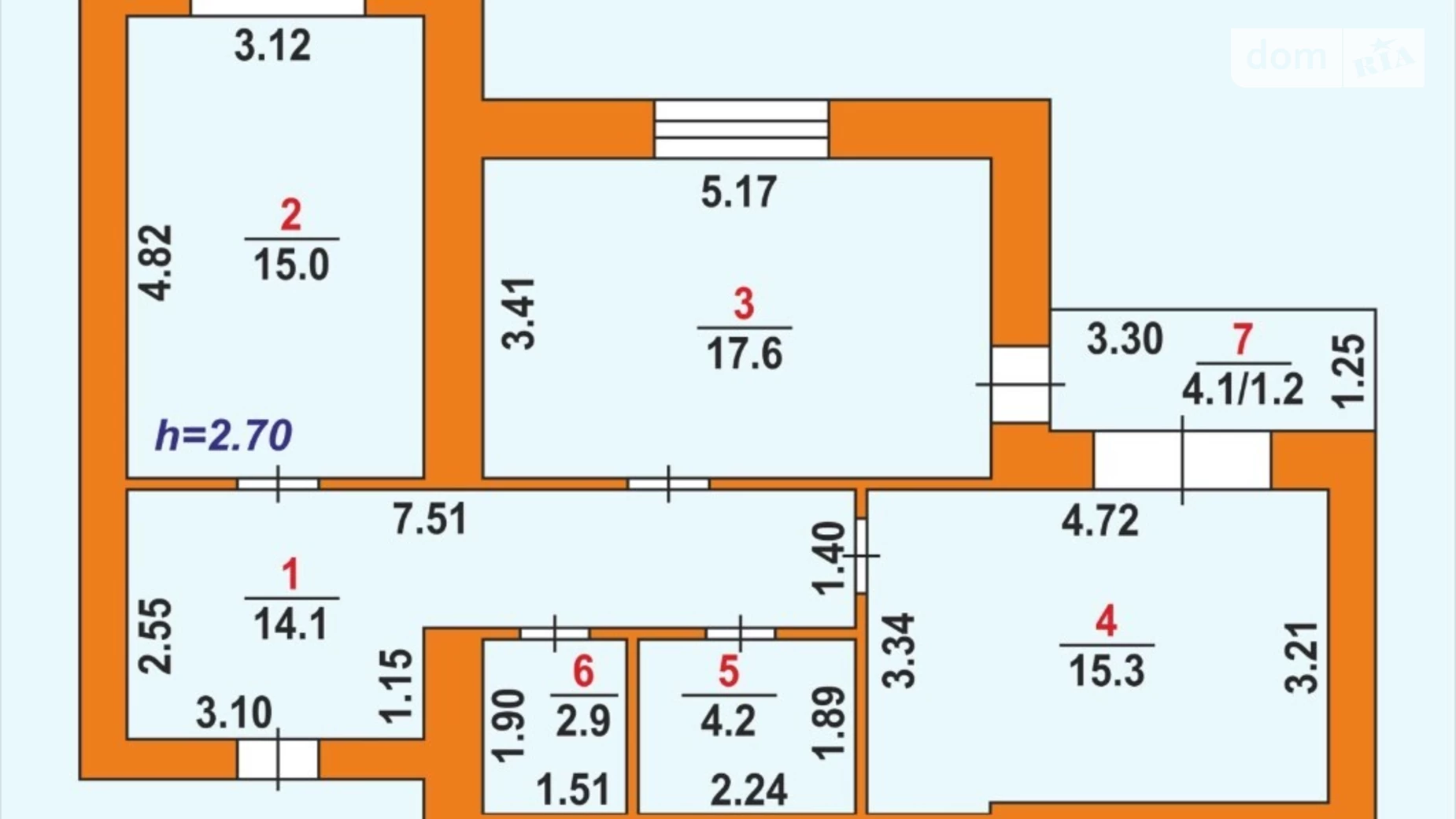 Продается 2-комнатная квартира 70 кв. м в Николаеве, ул. Леваневцев - фото 3