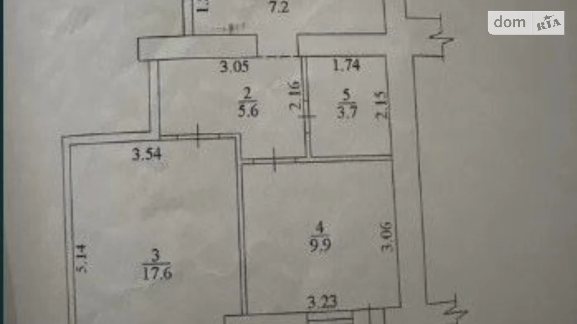 Продается 1-комнатная квартира 47 кв. м в Харькове, просп. Победы, 53Б