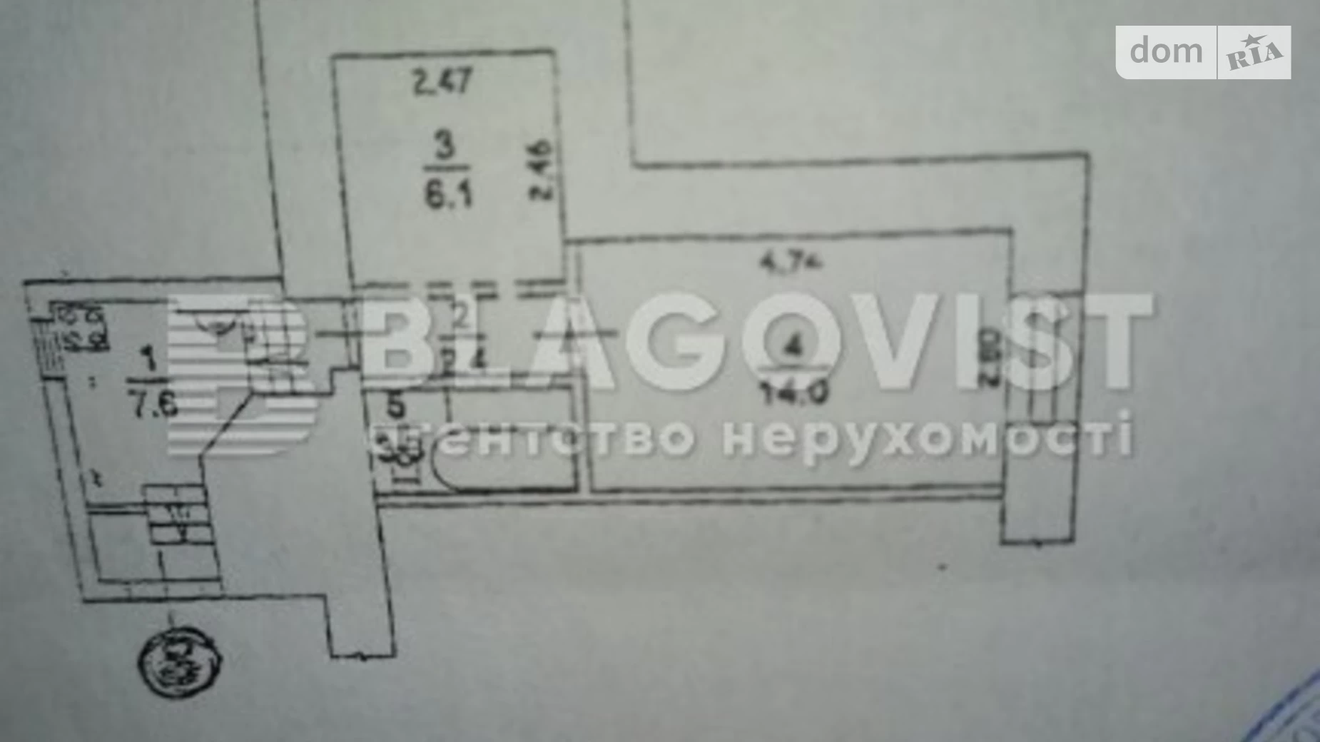 Продается 2-комнатная квартира 34 кв. м в Киеве, ул. Лютеранская, 15