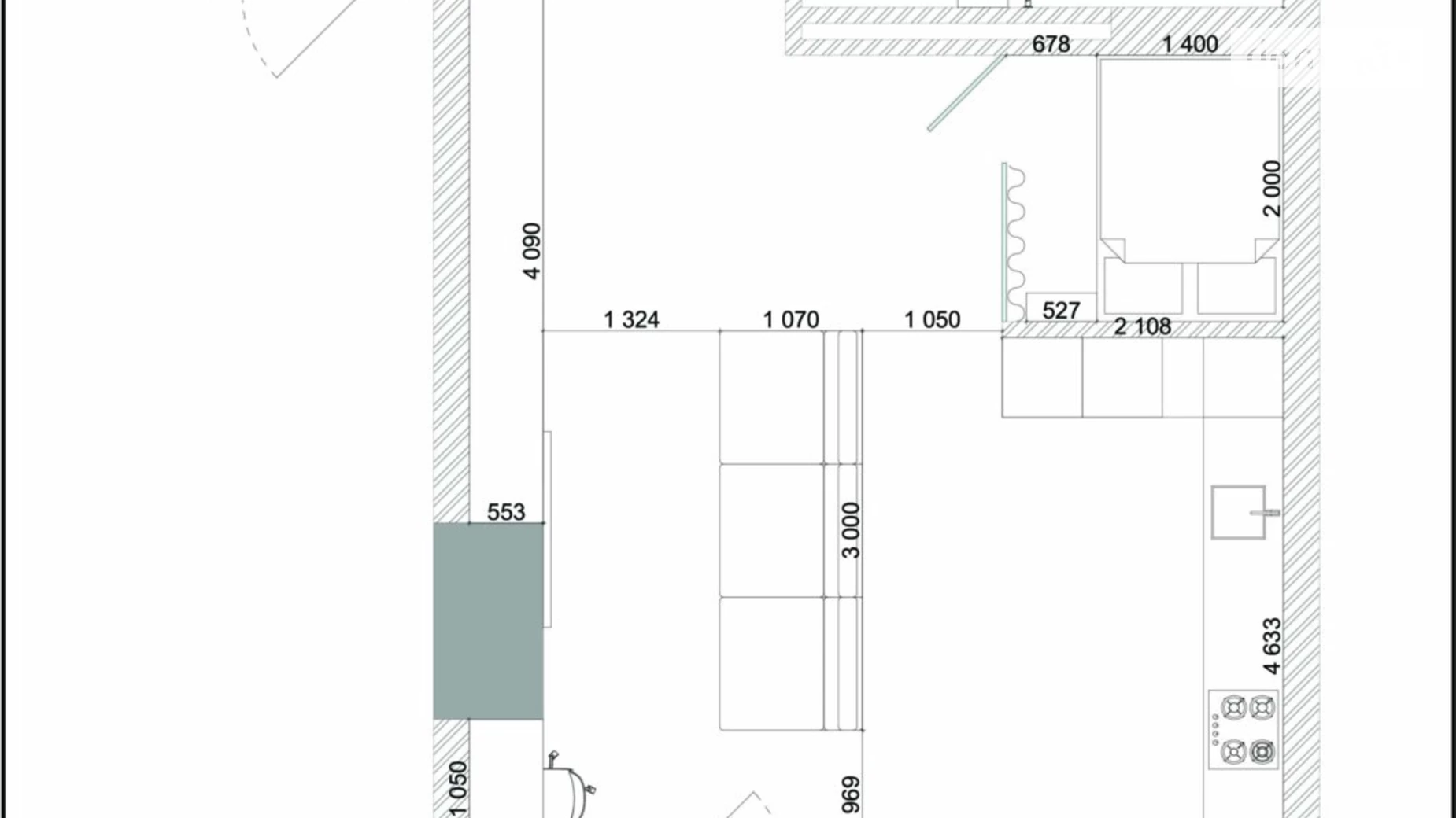 Продается 1-комнатная квартира 60 кв. м в Киеве, ул. Тургенева - фото 2