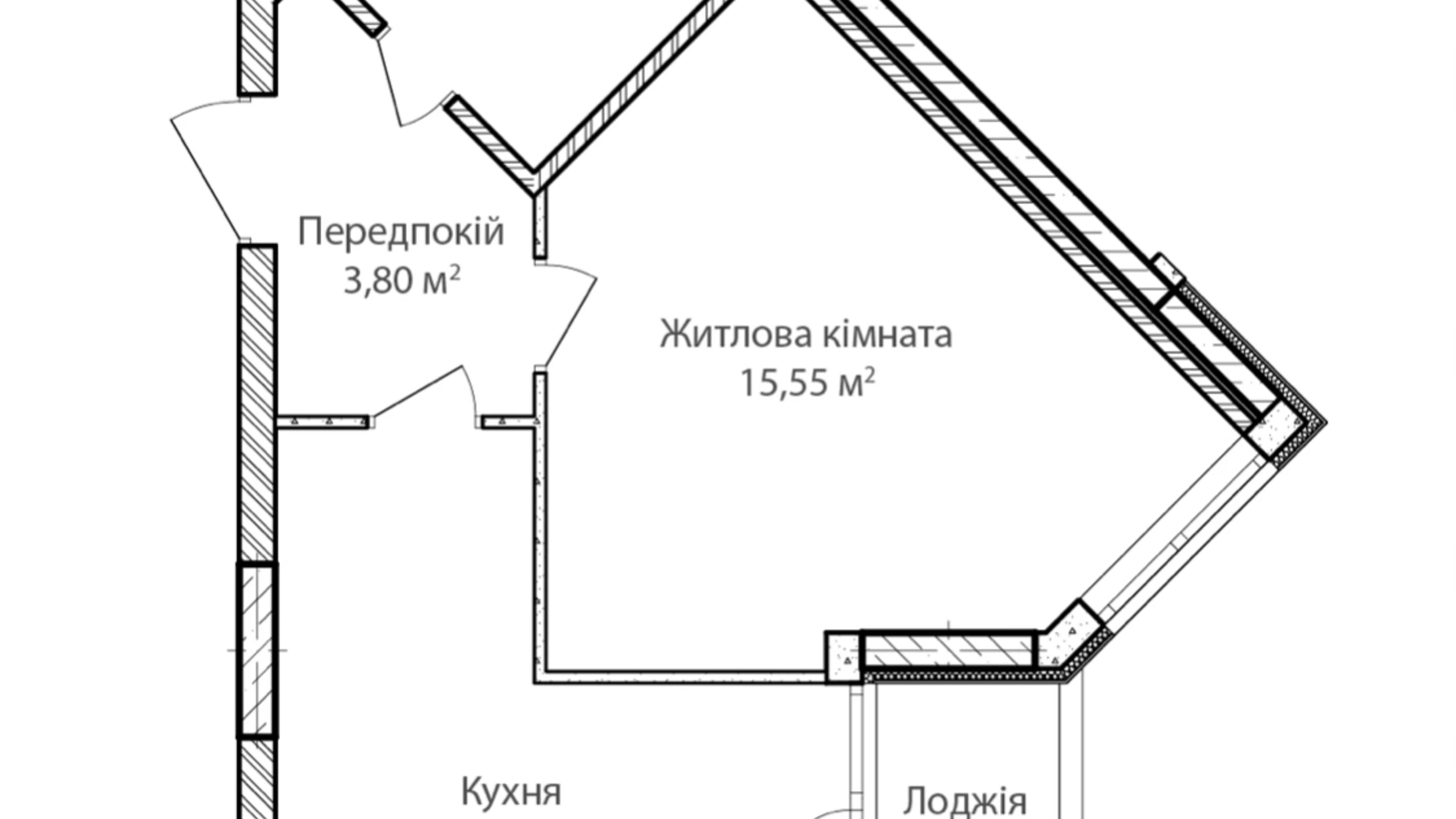 Продається 1-кімнатна квартира 40 кв. м у Ірпені, вул. Достоєвського, 9