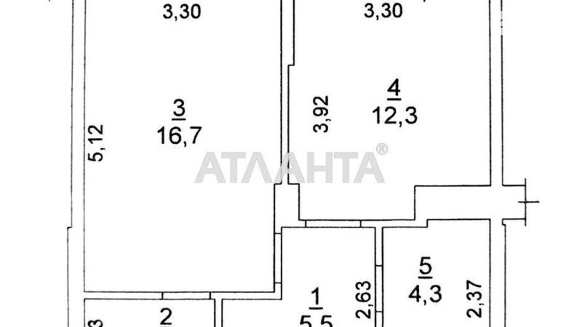 Продается 1-комнатная квартира 44 кв. м в Одессе, Овидиопольская дор., 31