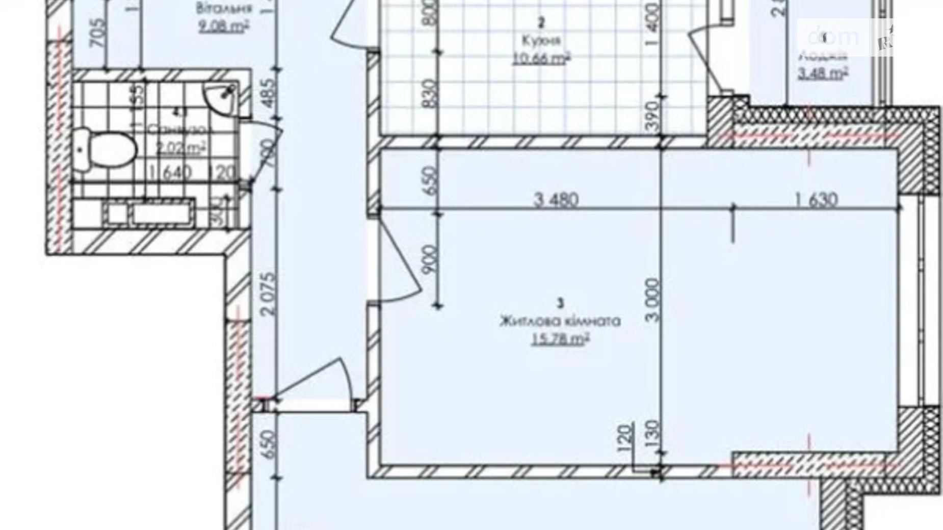 Продается 2-комнатная квартира 68 кв. м в Киеве, ул. Бережанская - фото 2