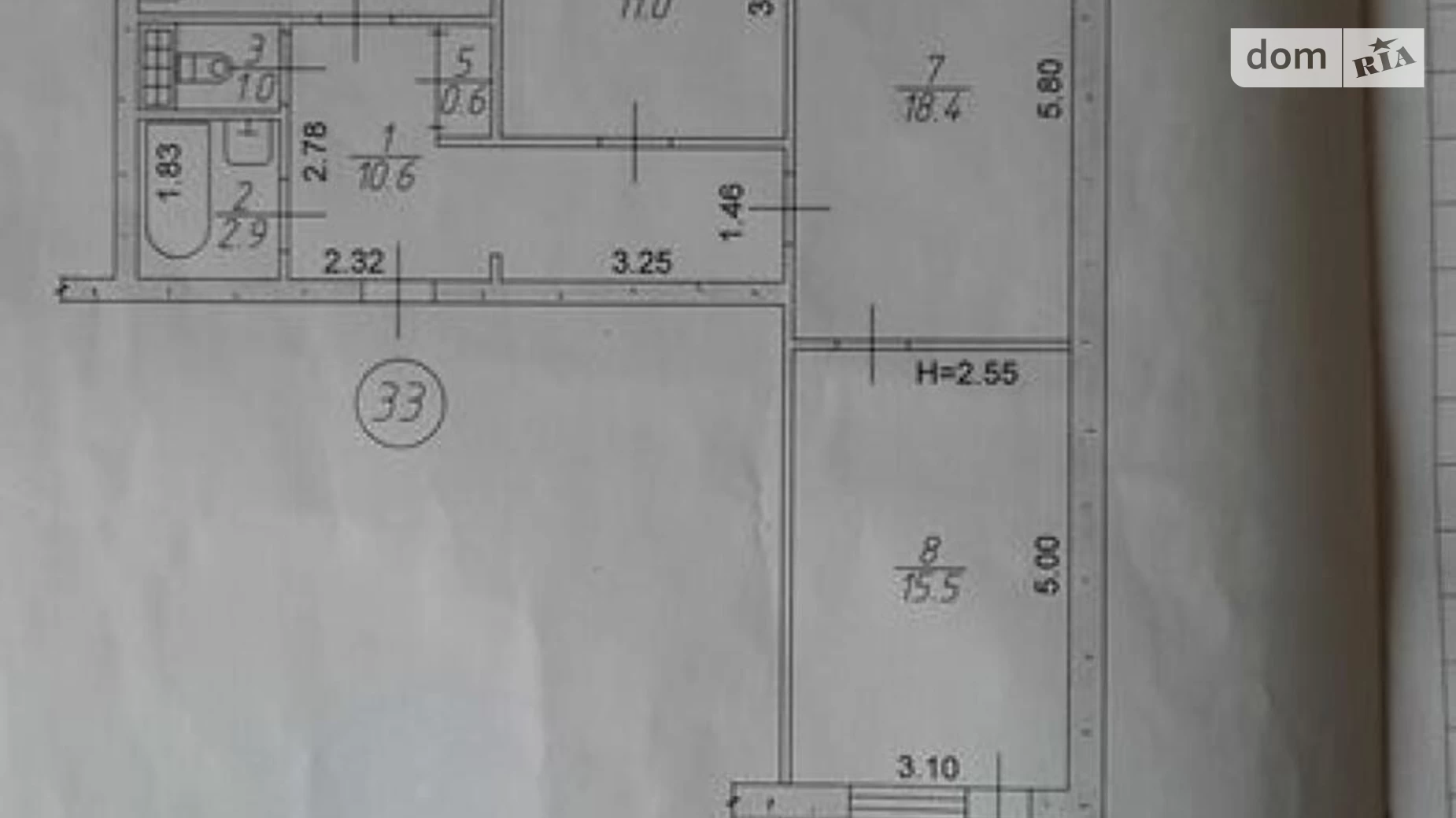 3-кімнатна квартира 72 кв. м у Запоріжжі, вул. Олімпійська - фото 2