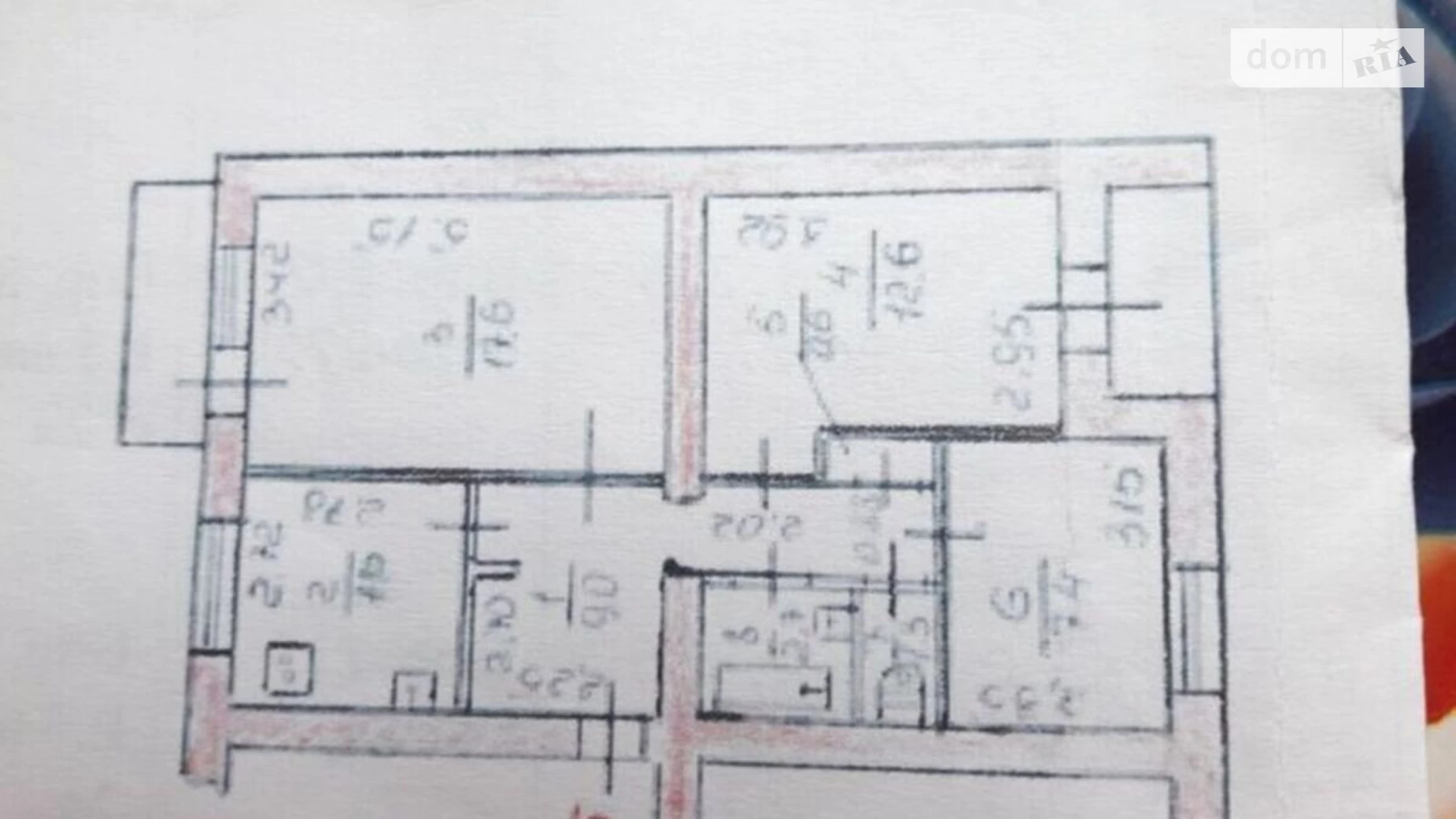 3-комнатная квартира 63 кв. м в Запорожье, ул. Радио, 24