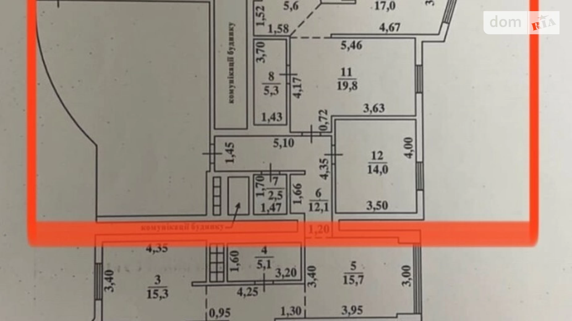 Продається 3-кімнатна квартира 222 кв. м у Одесі, вул. Армійська, 11