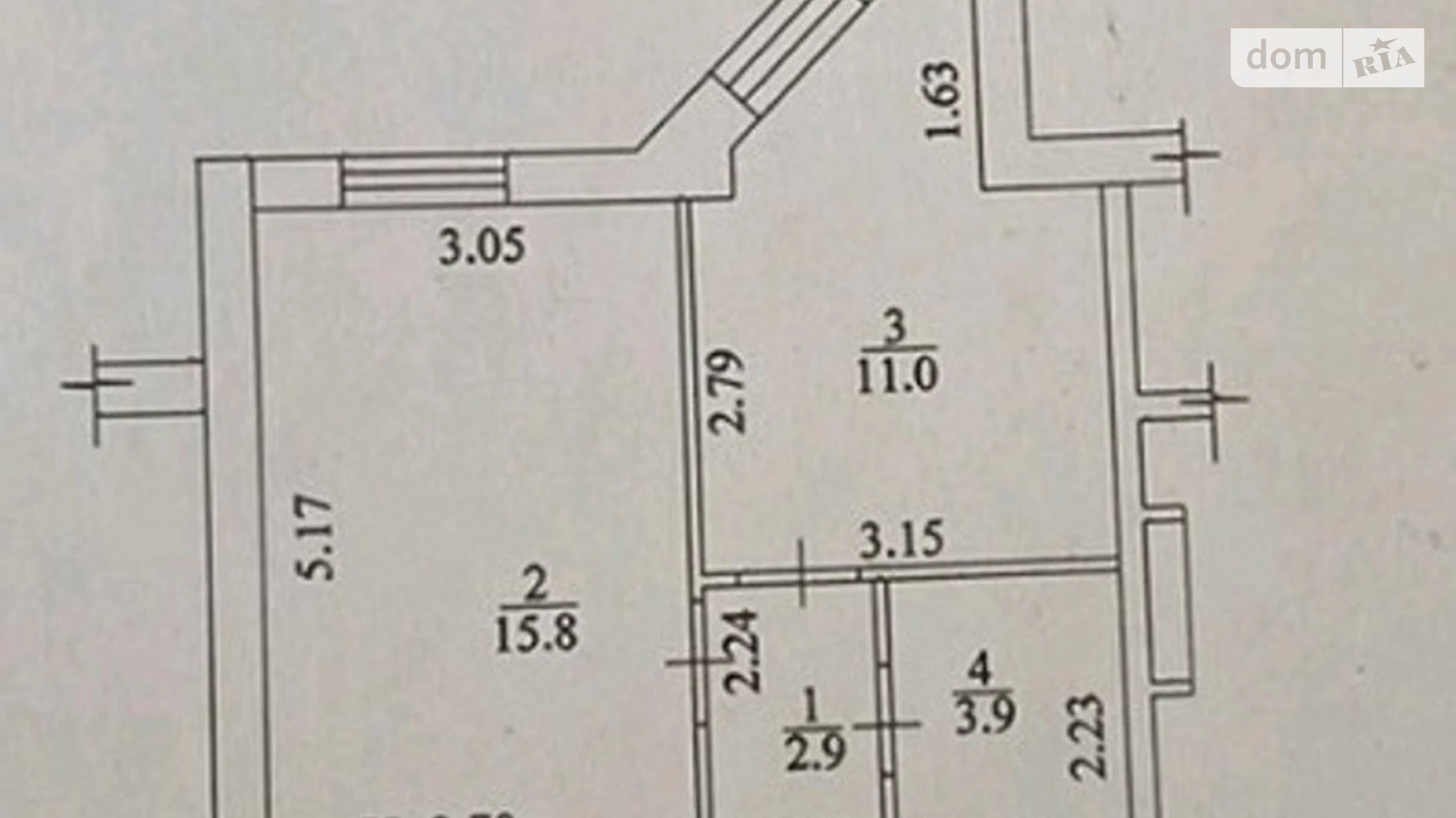 Продается 1-комнатная квартира 34 кв. м в Харькове, просп. Льва Ландау, 52