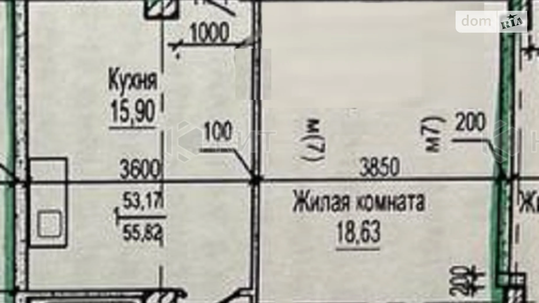 Продається 1-кімнатна квартира 56 кв. м у Харкові, вул. Клочківська, 117 - фото 2