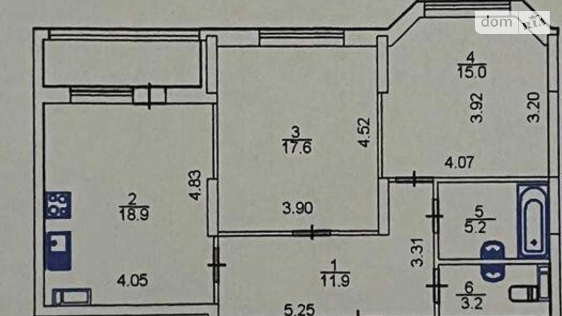 Продается 2-комнатная квартира 76 кв. м в Киеве, ул. Златоустовская, 27