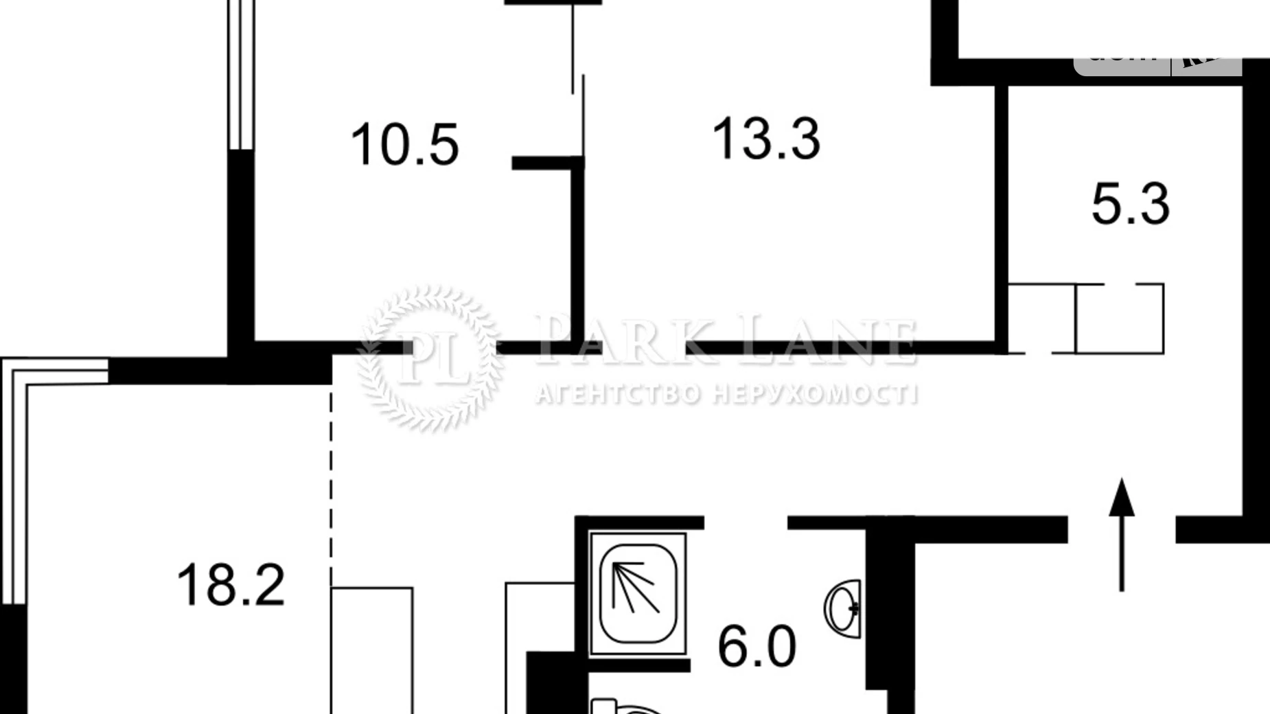 Продается 2-комнатная квартира 64 кв. м в Киеве, ул. Трускавецкая, 10Г