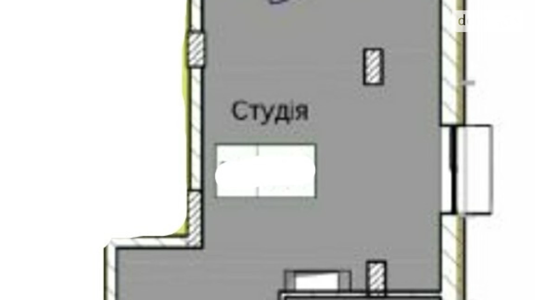 Продается 1-комнатная квартира 34.18 кв. м в Одессе, ул. Академика Сахарова