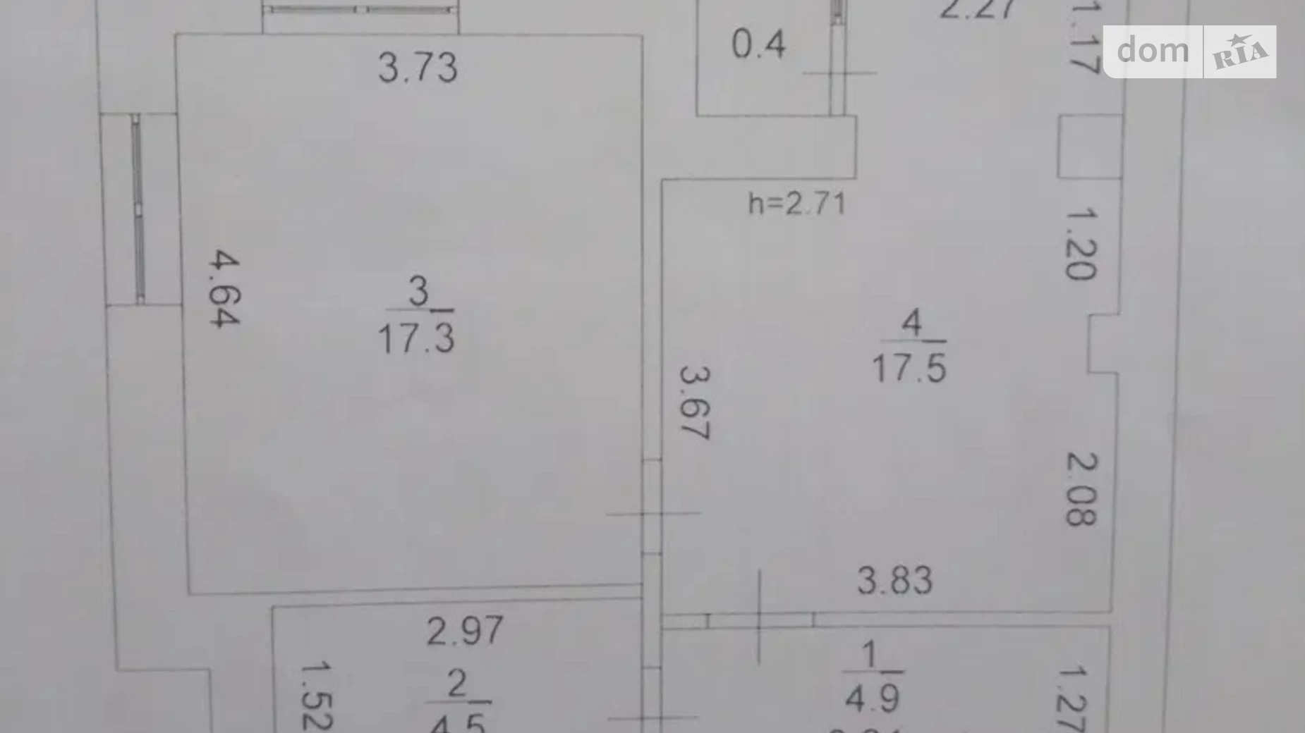 Продается 1-комнатная квартира 44 кв. м в Буче, ул. Амосова