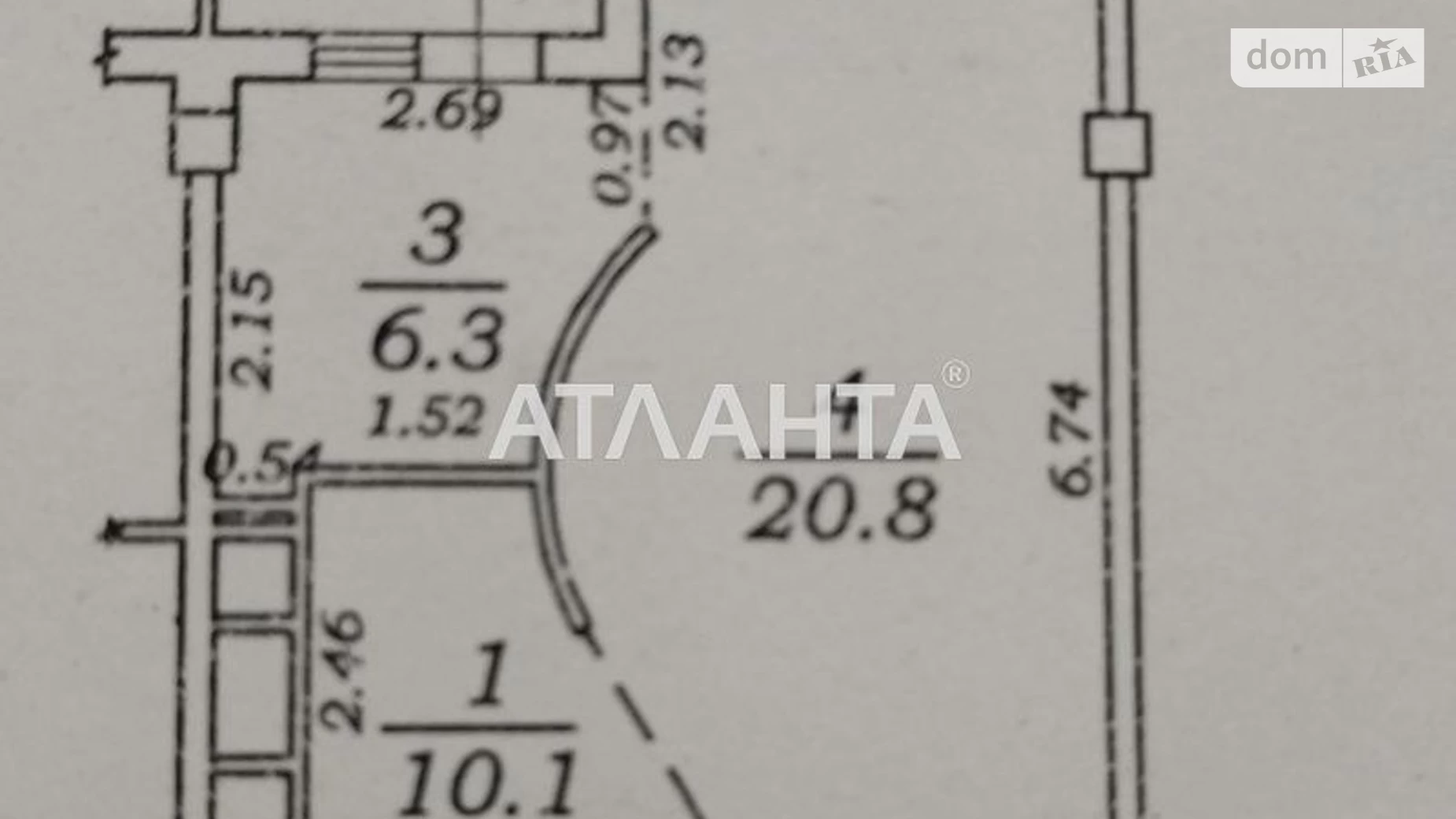 Продається 1-кімнатна квартира 44 кв. м у Лиманці, вул. Перлинна