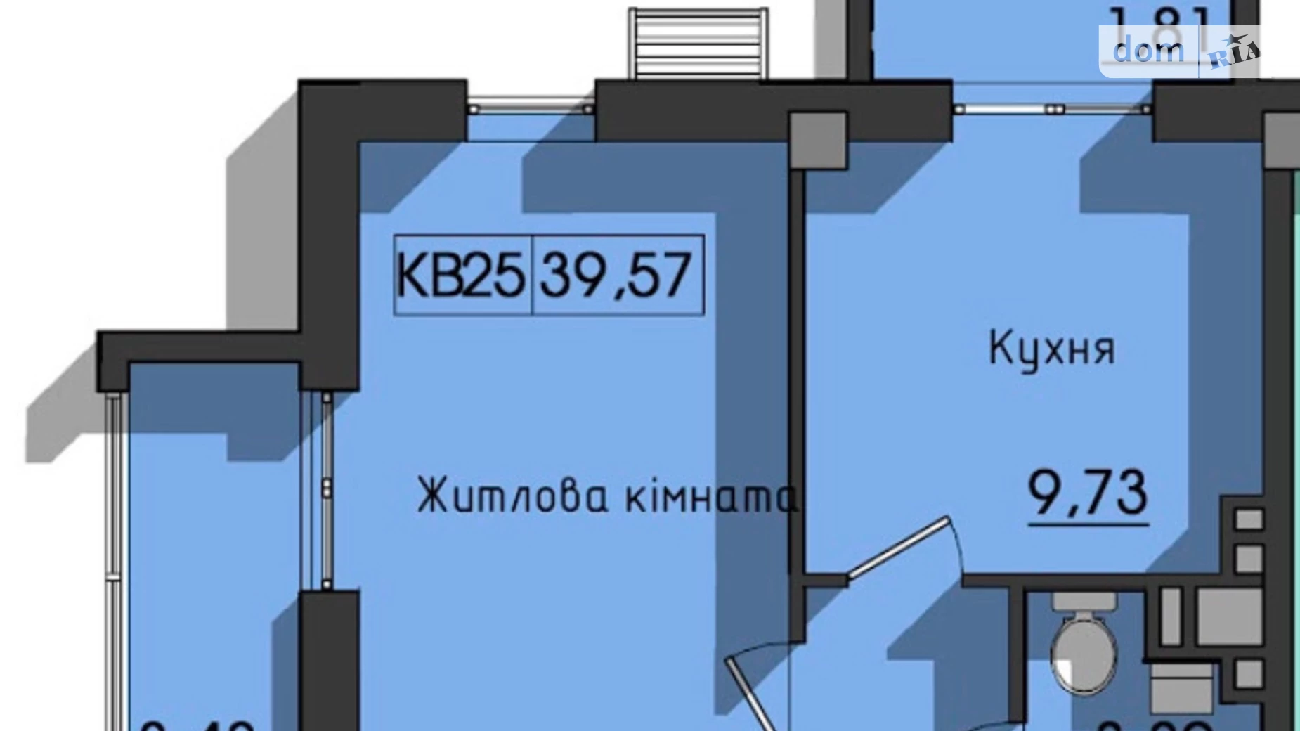 Продається 1-кімнатна квартира 40 кв. м у Одесі, вул. Космонавтів