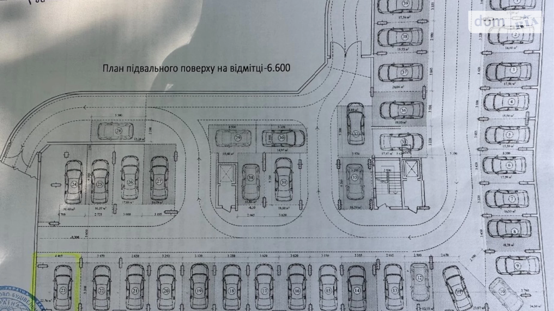 Здається в оренду підземний паркінг під легкове авто на 22 кв. м, цена: 3500 грн - фото 4