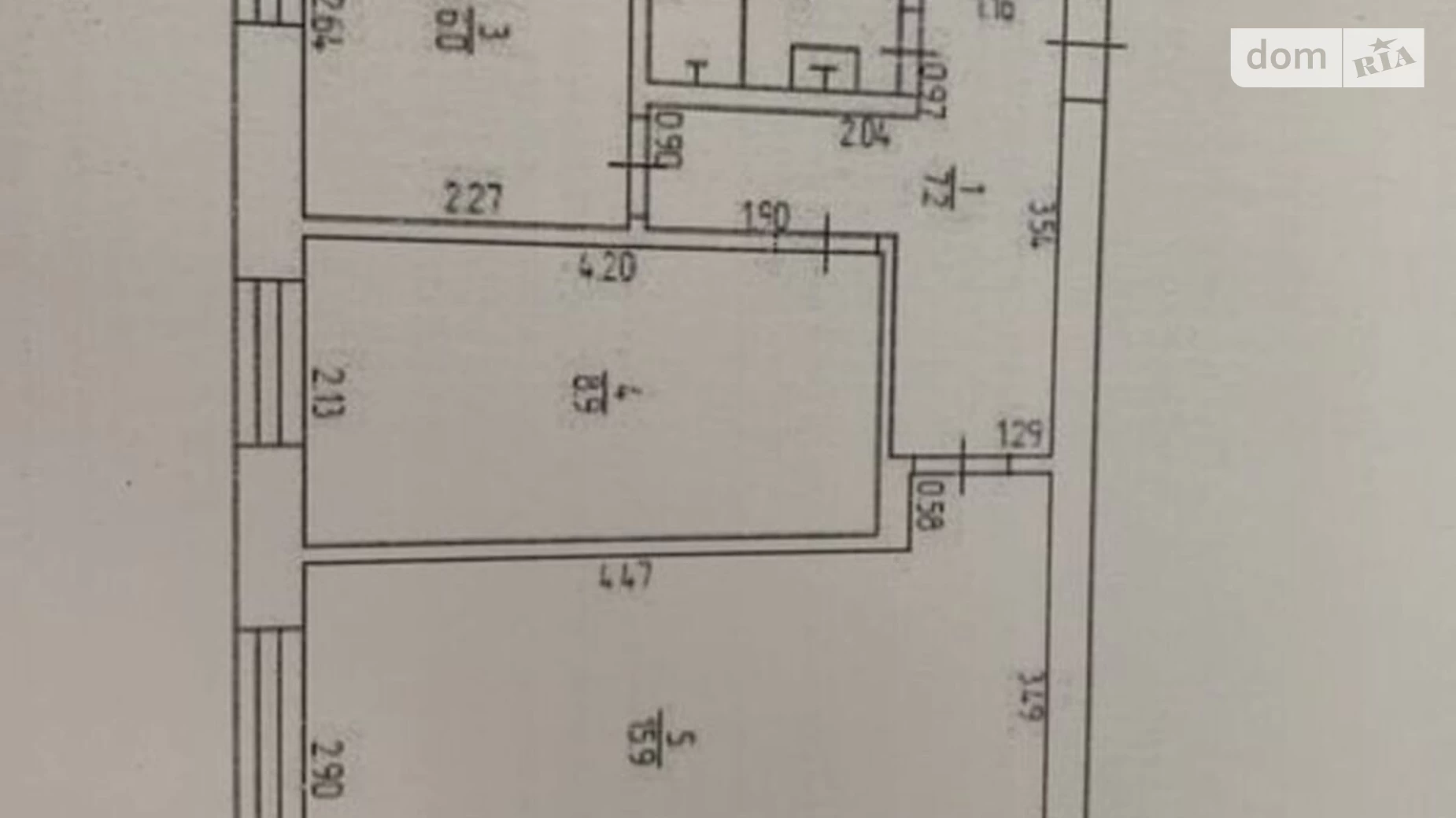 2-кімнатна квартира 42 кв. м у Запоріжжі, бул. Парковий(вул. Леонова), 8