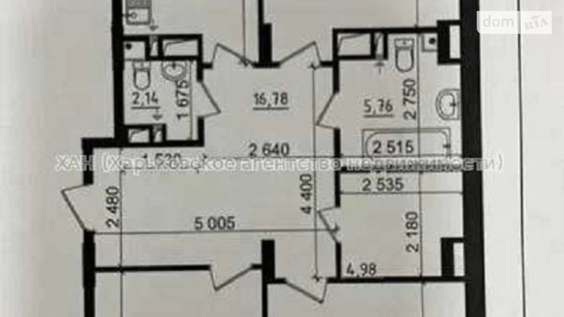 Продается 3-комнатная квартира 102 кв. м в Харькове, просп. Льва Ландау