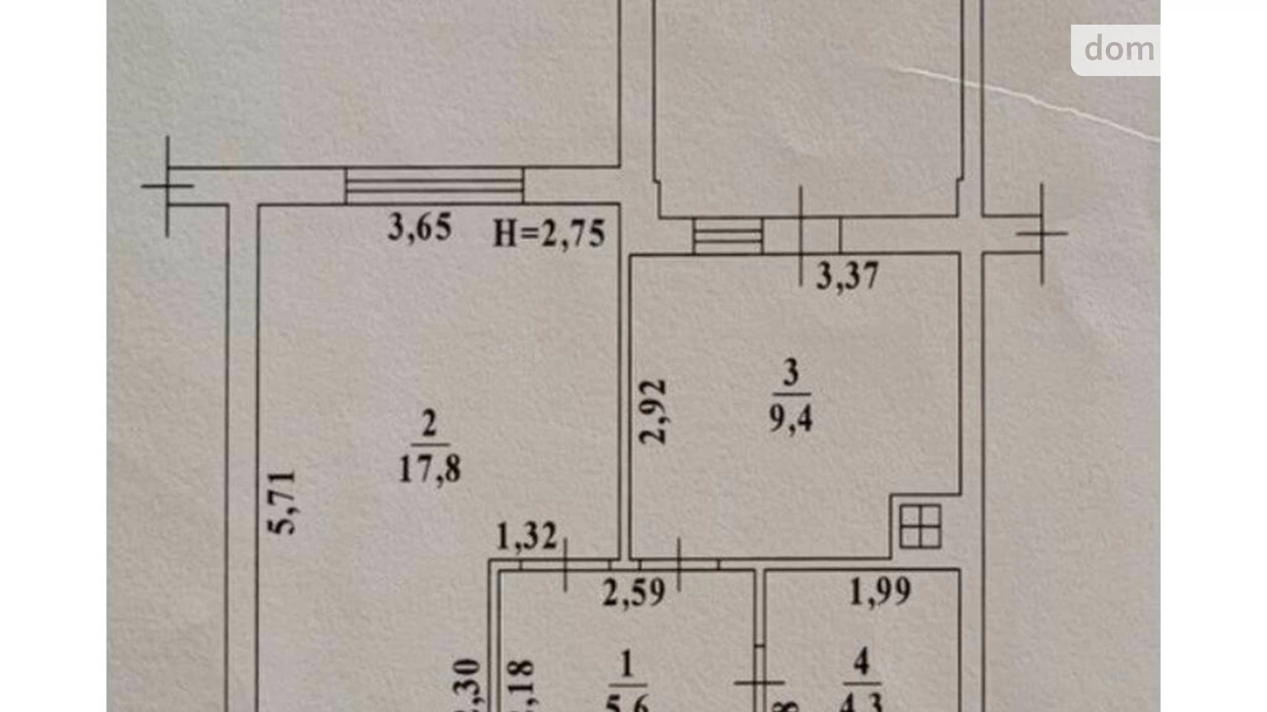 Продається 1-кімнатна квартира 45 кв. м у Одесі, мас. Радужний, 20