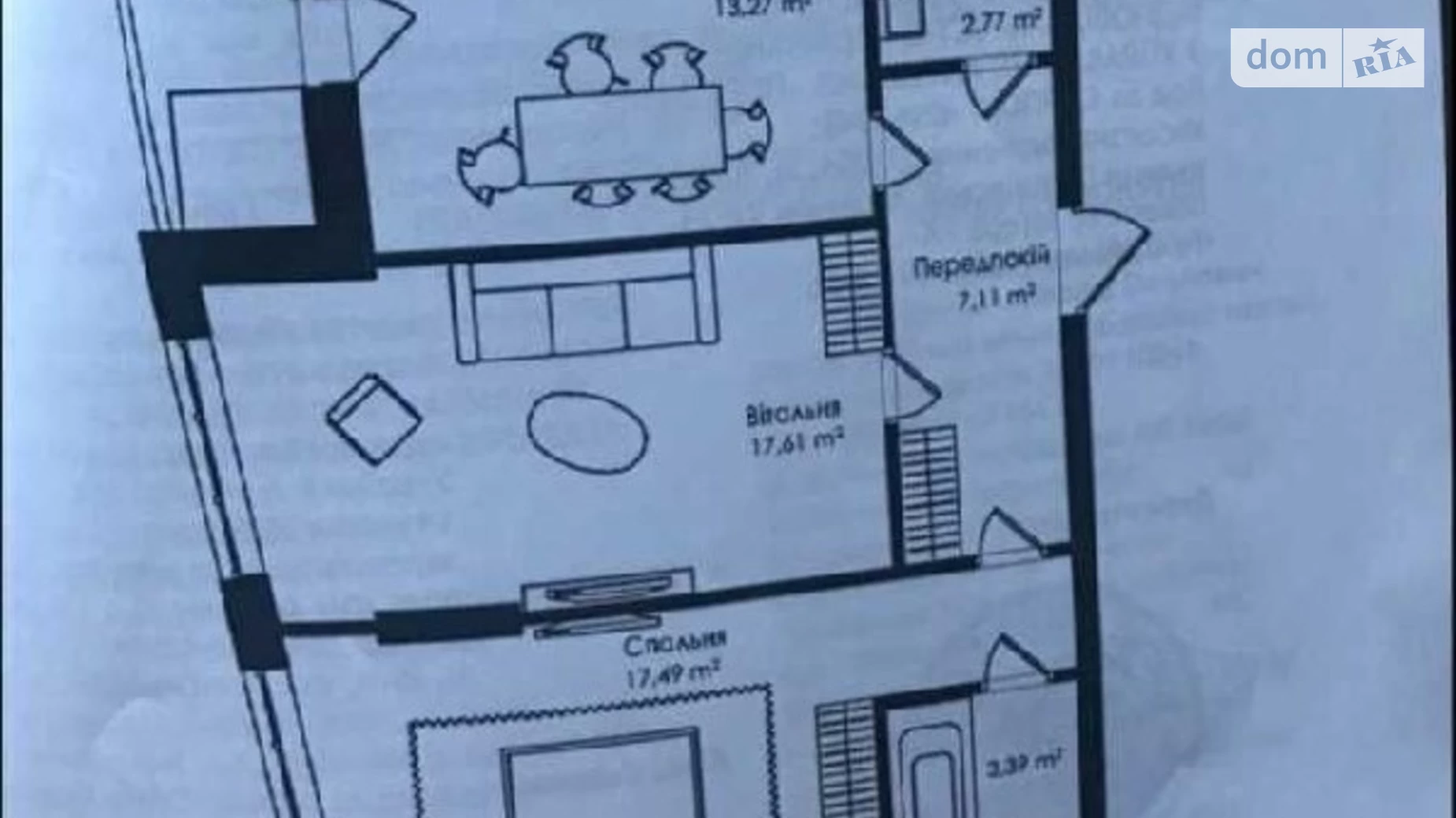 Продається 2-кімнатна квартира 65 кв. м у Києві, вул. Набережно-Рибальська, 5