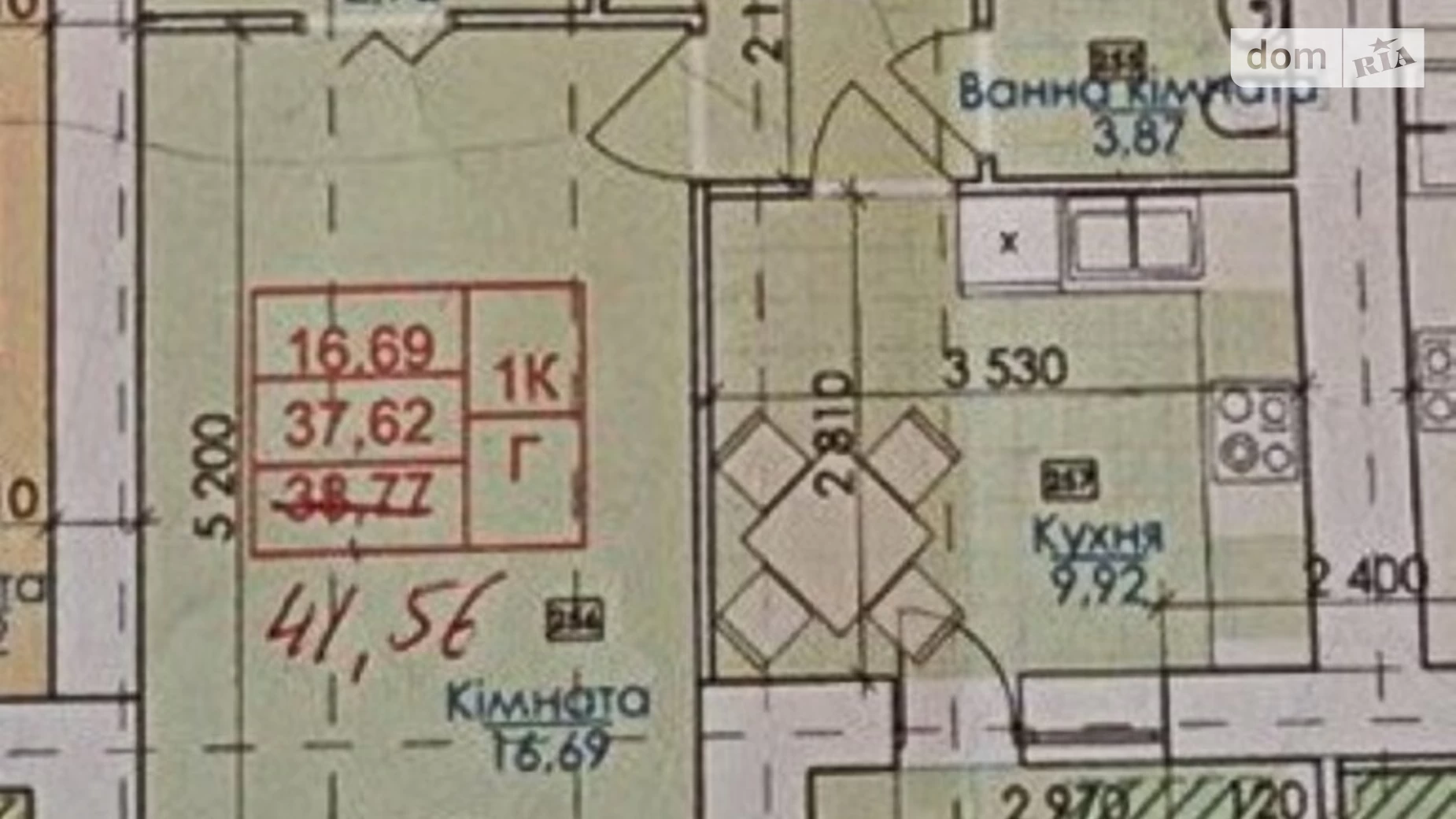 Продается 1-комнатная квартира 41.56 кв. м в Ивано-Франковске, ул. Химиков, 11 - фото 4