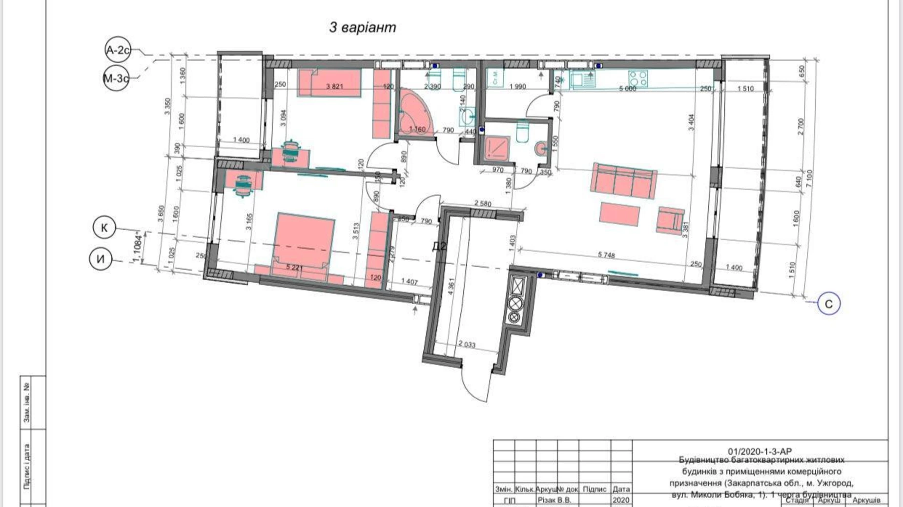 Продается 2-комнатная квартира 110 кв. м в Ужгороде, ул. Бабьяка, 1 - фото 2