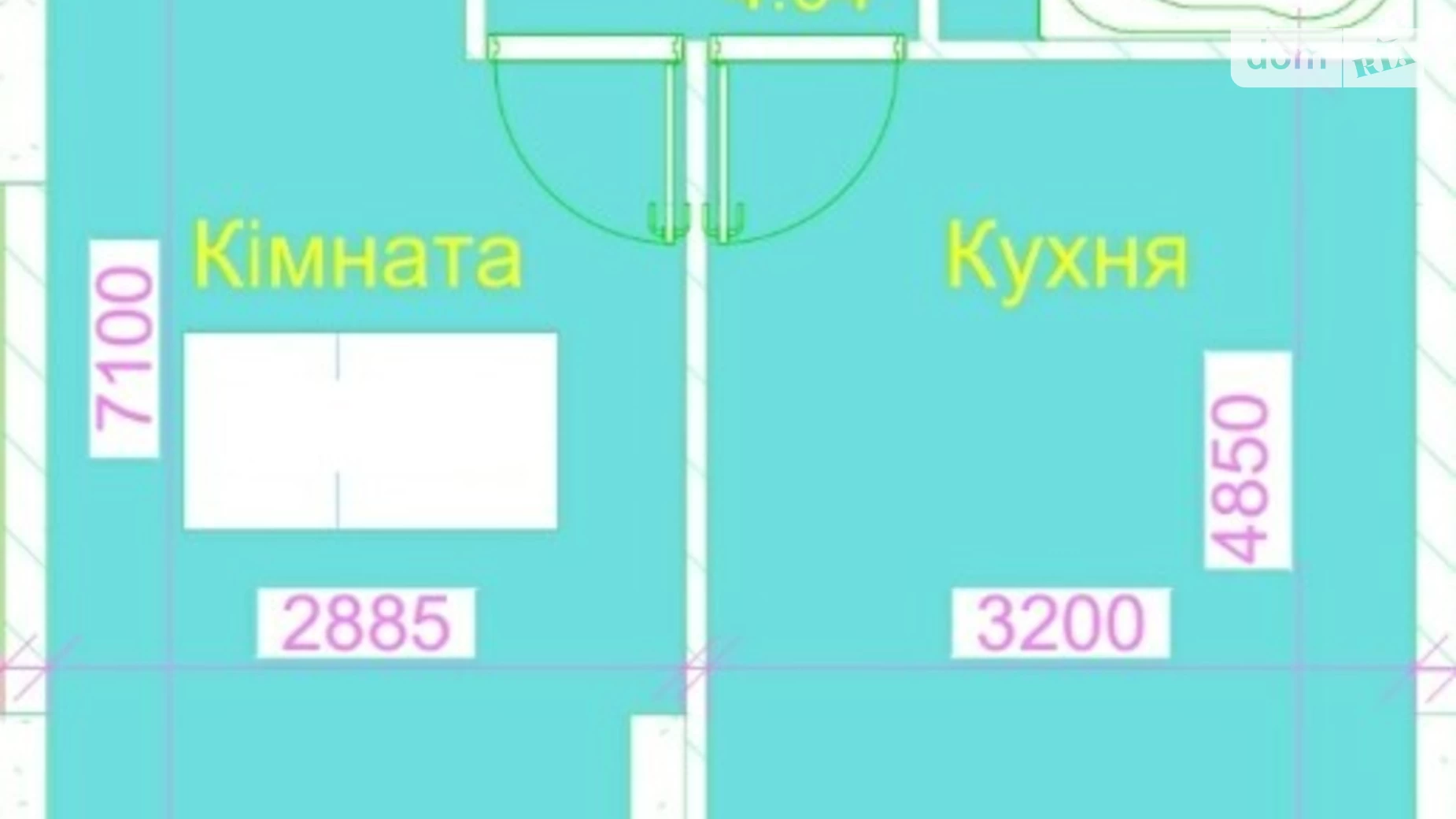 Продається 1-кімнатна квартира 44.3 кв. м у Одесі, вул. Академіка Сахарова - фото 3