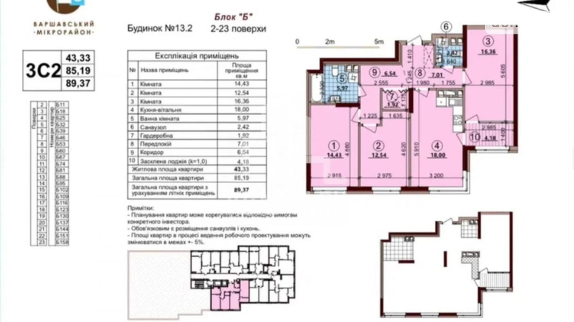 Продается 2-комнатная квартира 90 кв. м в Киеве, просп. Европейского Союза(Правды), 51 - фото 2