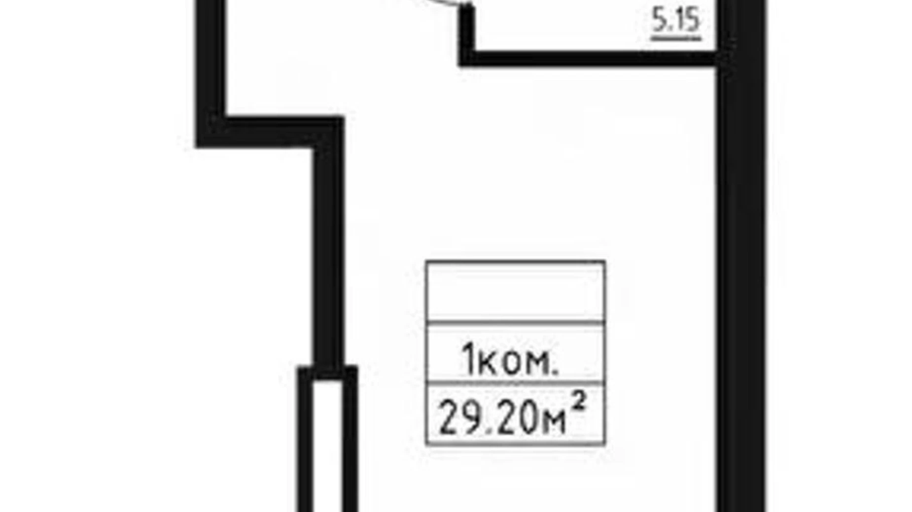 Продается 1-комнатная квартира 29 кв. м в Одессе, ул. Дача Ковалевского, 91/4