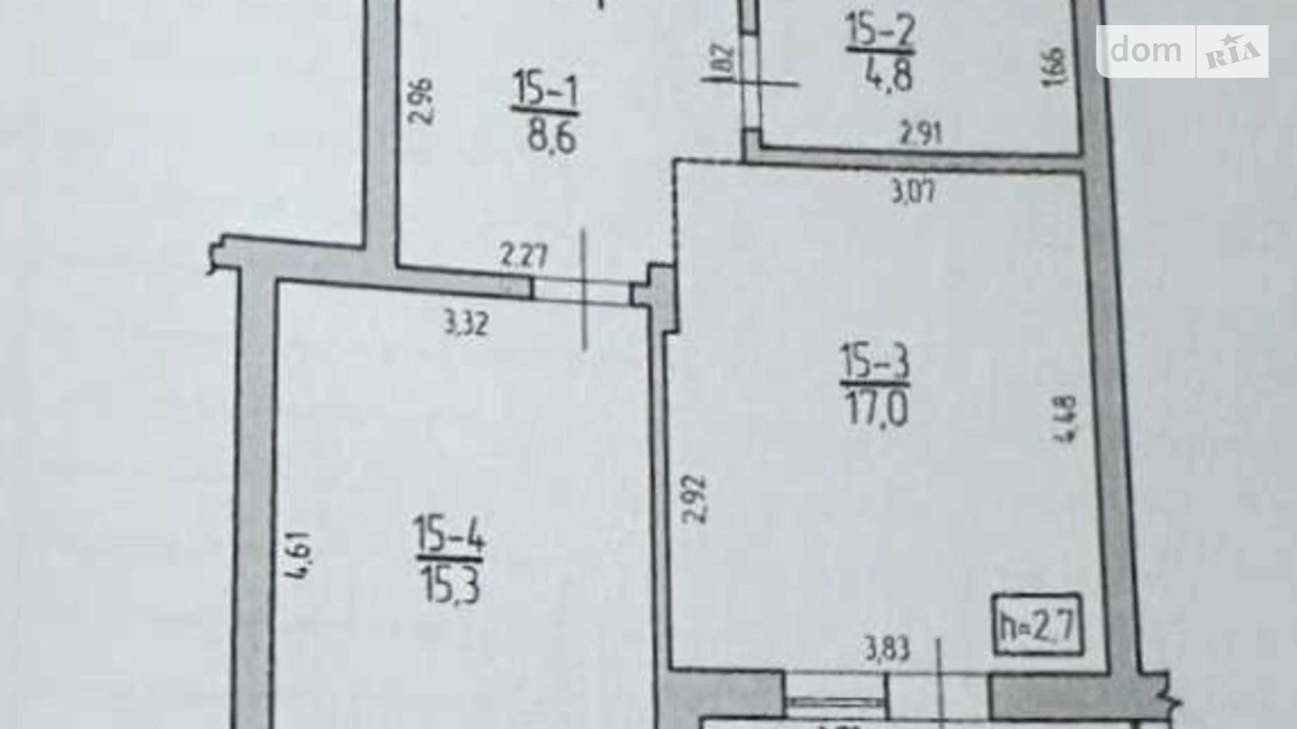 Продається 1-кімнатна квартира 47.3 кв. м у Ужгороді, вул. Вілмоша Ковача(Белінського), 19А