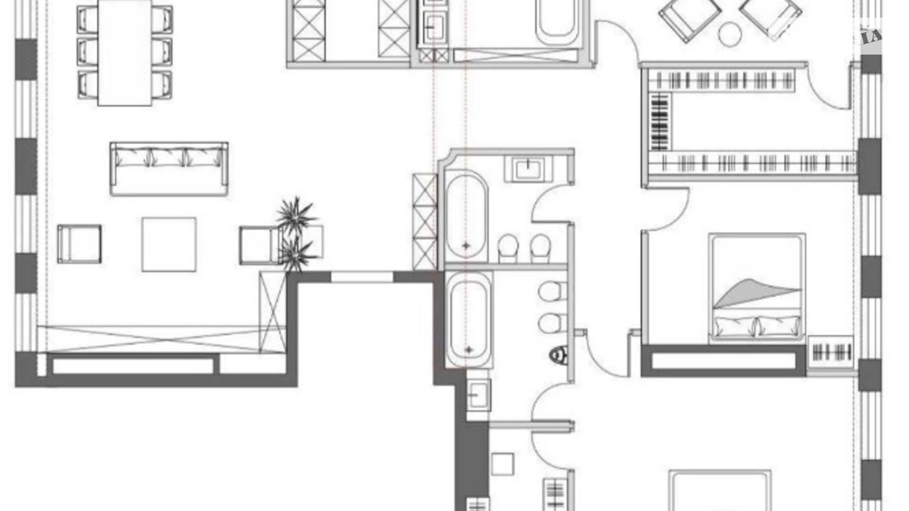 Продается 4-комнатная квартира 186 кв. м в Днепре, бул. Екатеринославский, 1