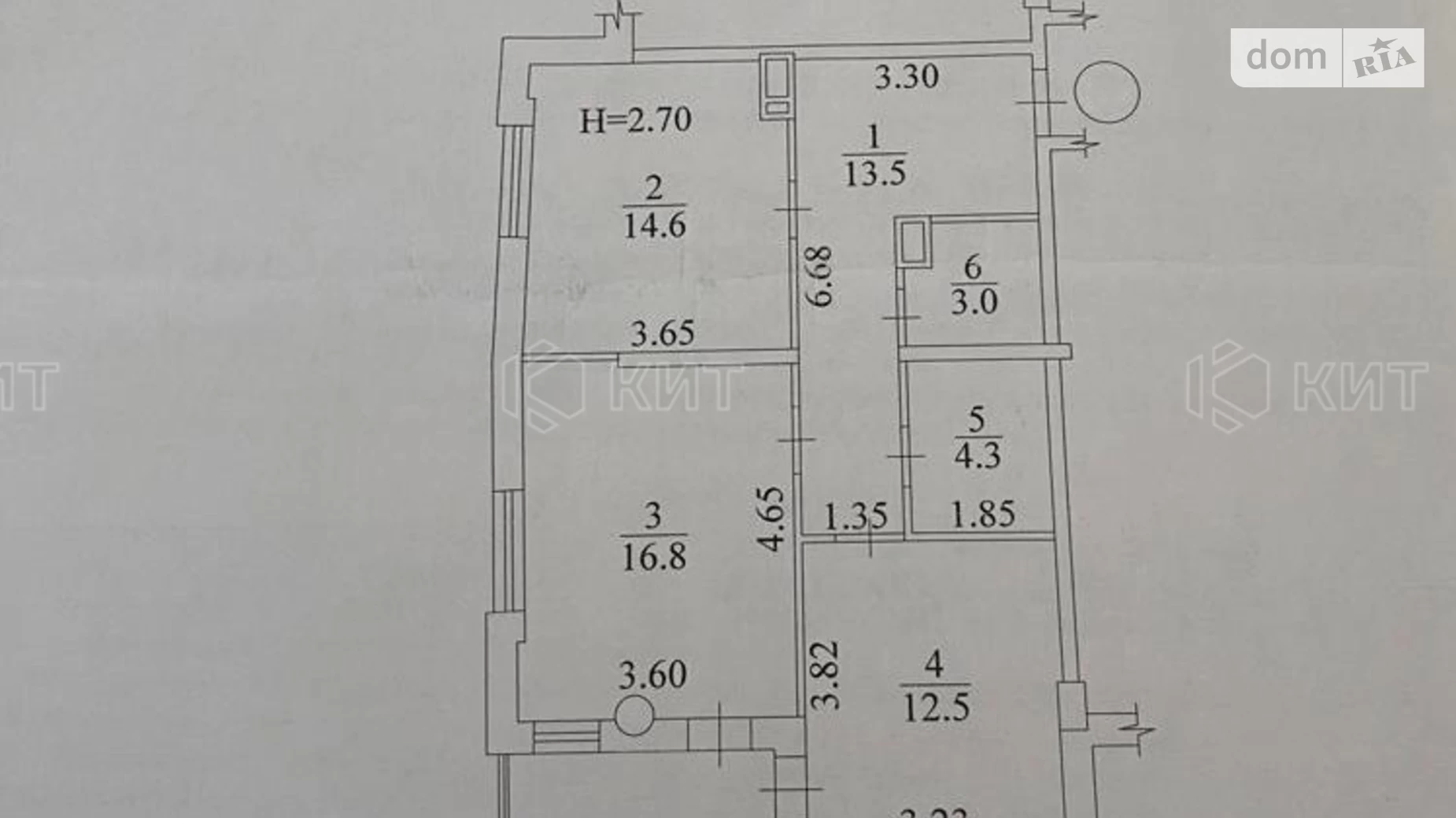 Продається 2-кімнатна квартира 69 кв. м у Харкові, вул. Петра Григоренка, 2К