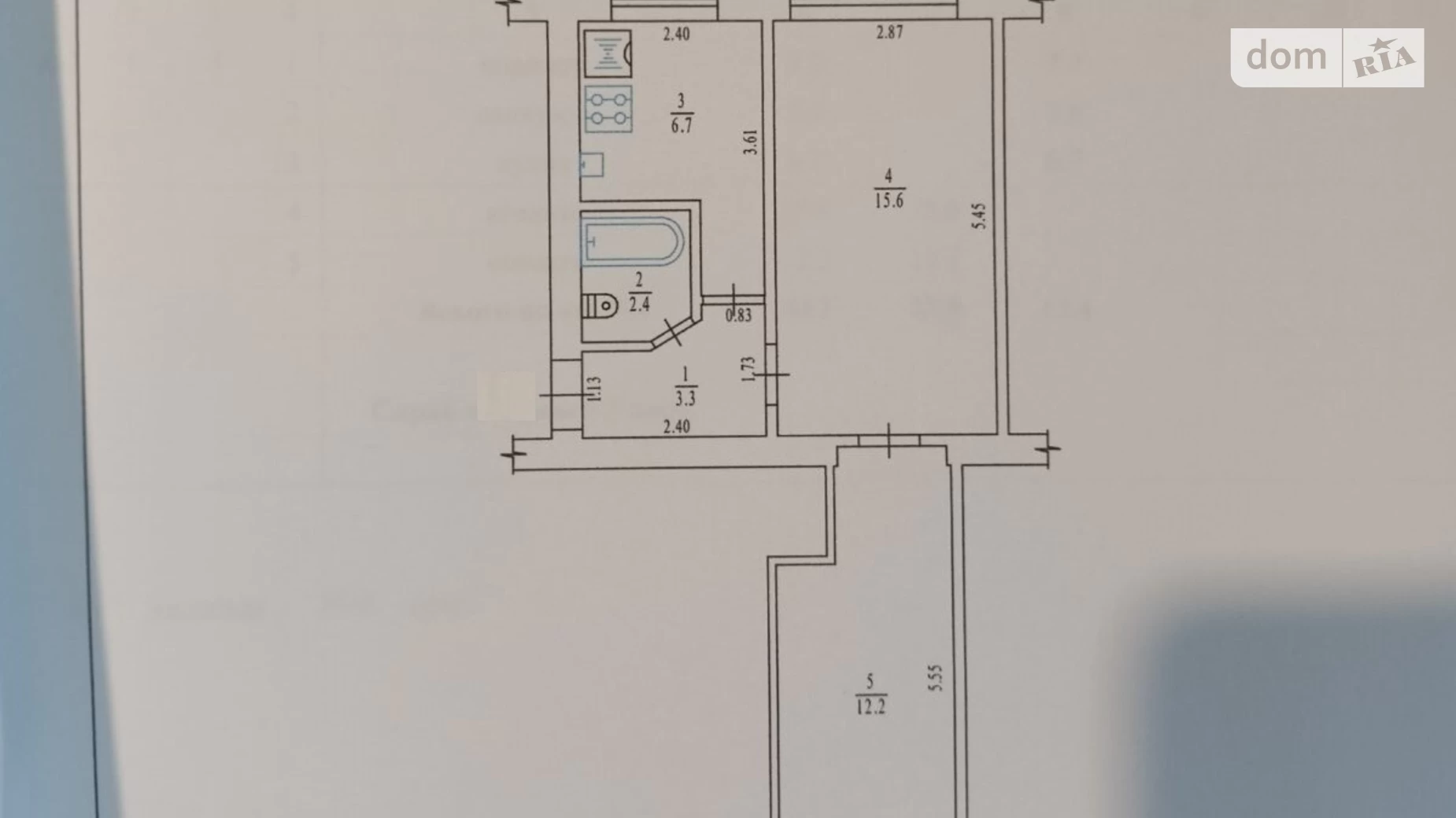 Продается 2-комнатная квартира 40.2 кв. м в, цена: 16999 $ - фото 3