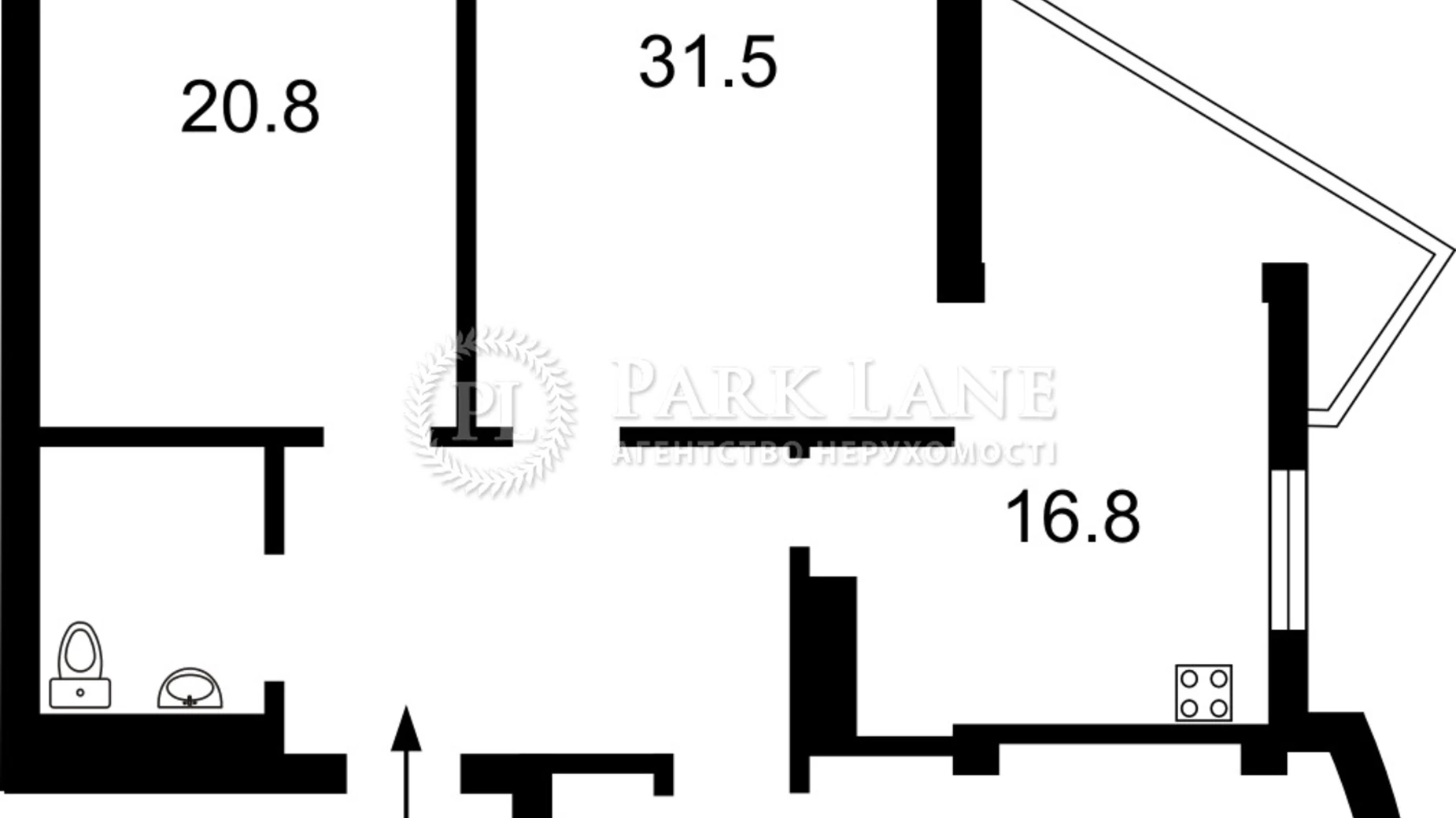 Продается 3-комнатная квартира 121.2 кв. м в Киеве, просп. Владимира Ивасюка, 12Ж