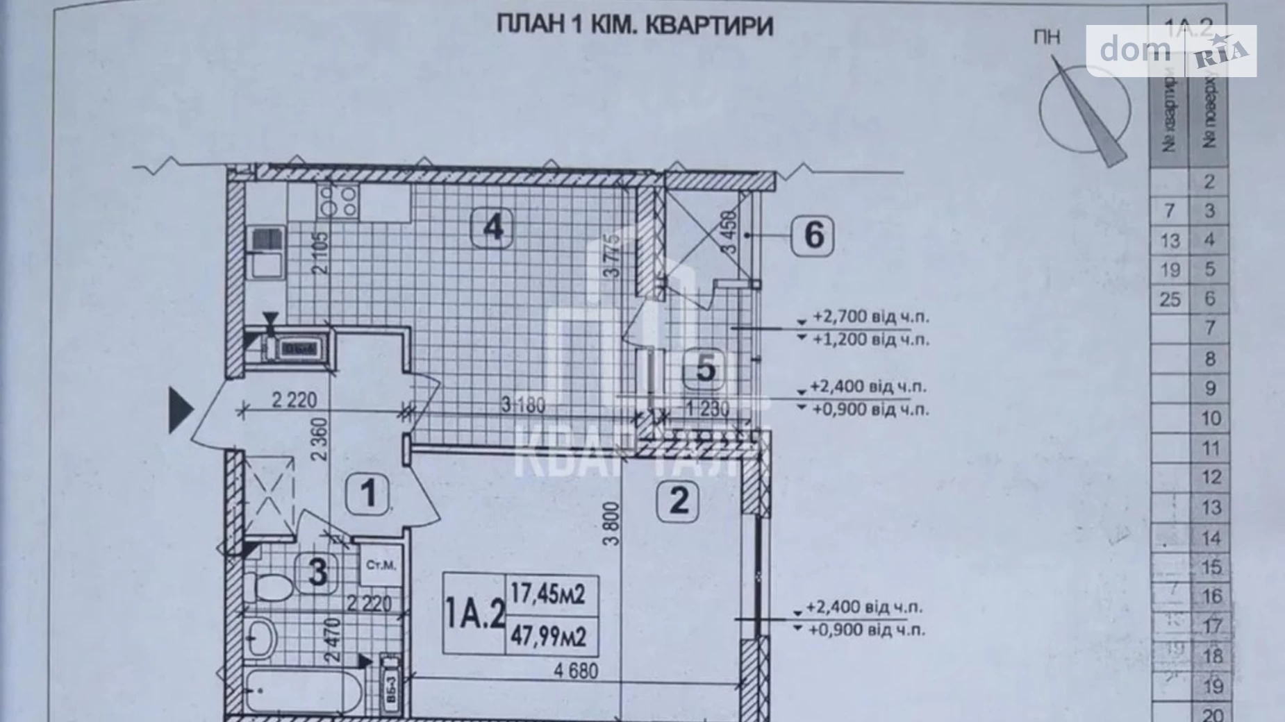 Продается 1-комнатная квартира 48 кв. м в Киеве, ул. Ивана Выговского(Маршала Гречко), 10