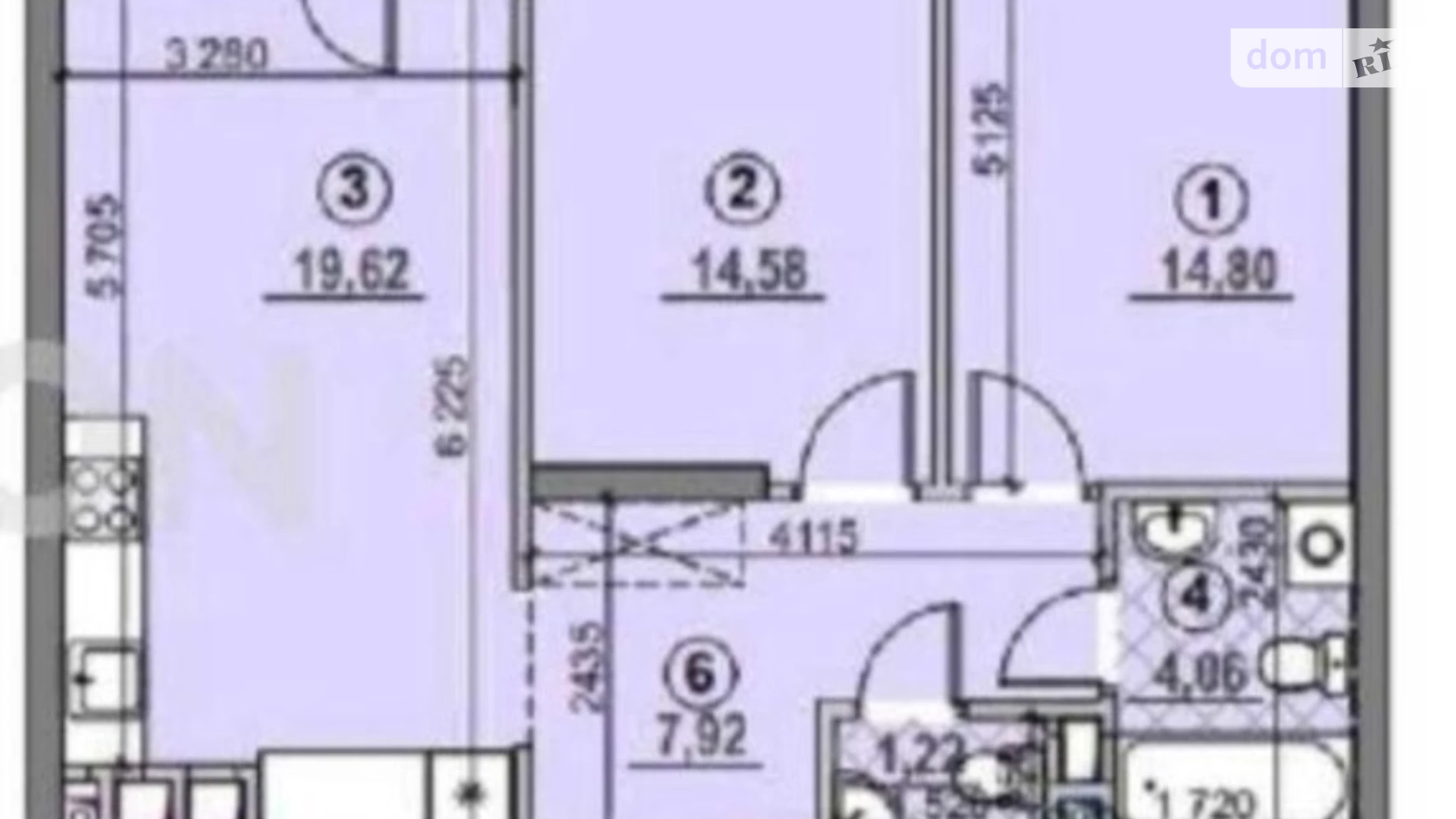 Продается 2-комнатная квартира 68 кв. м в Киеве, ул. Евгения Сверстюка, 6Е - фото 5