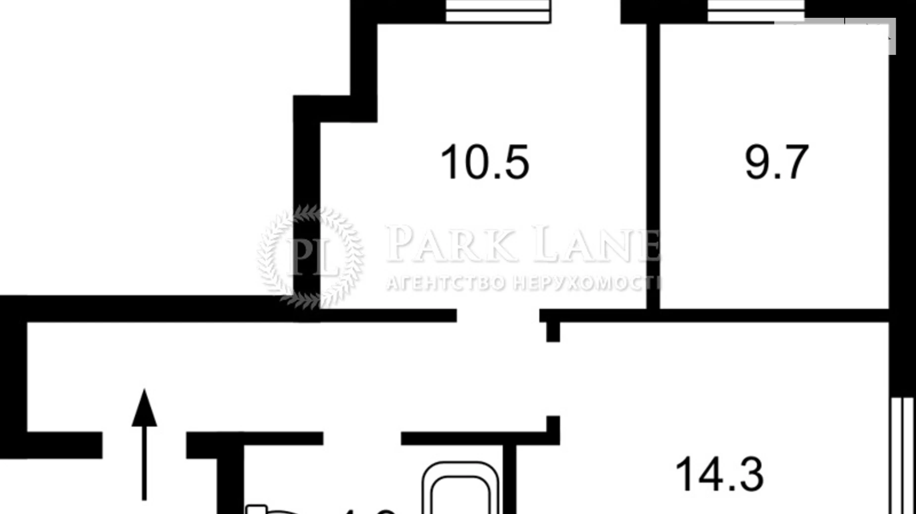 Продается 2-комнатная квартира 52 кв. м в Киеве, ул. Предславинская, 44