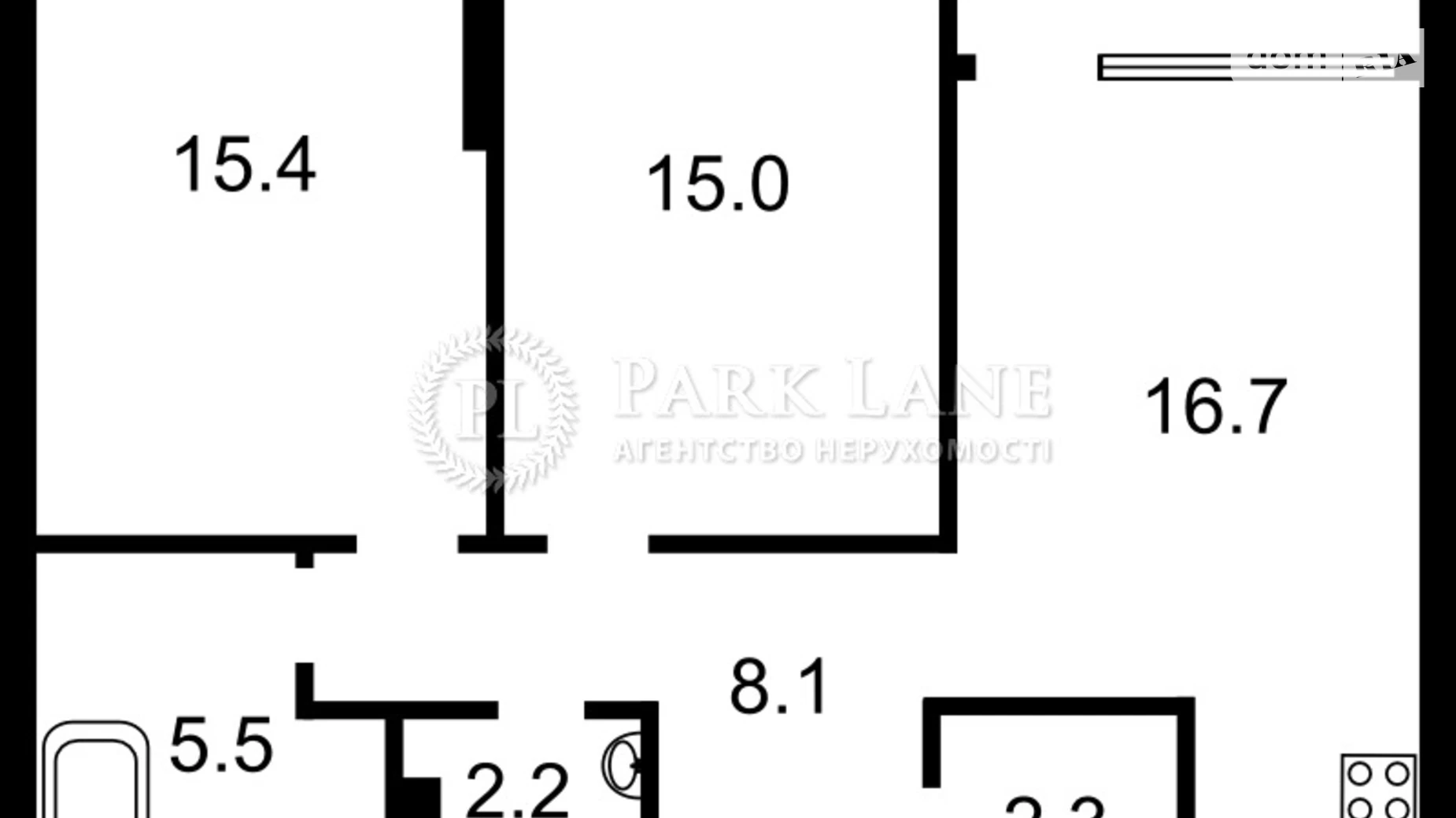 Продается 2-комнатная квартира 71 кв. м в Киеве, ул. Причальная, 5