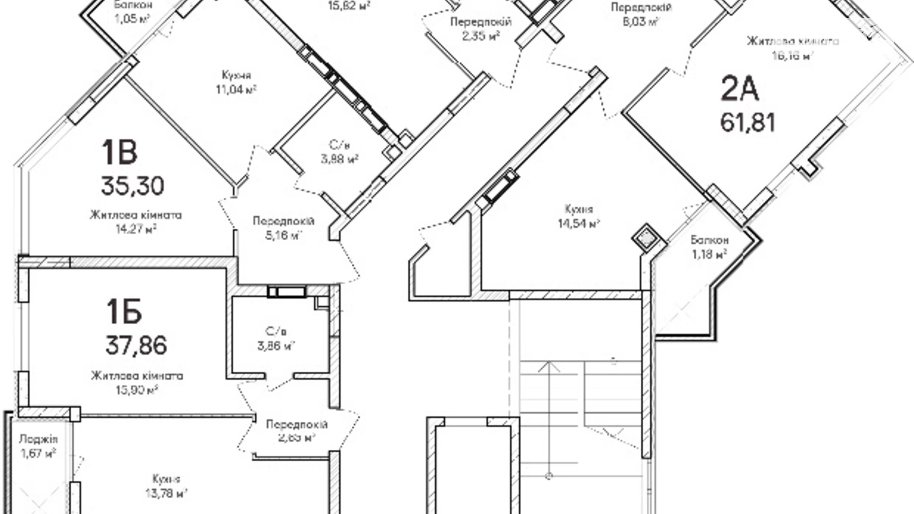 Продается 2-комнатная квартира 61.8 кв. м в Ирпене, ул. Достоевского - фото 2