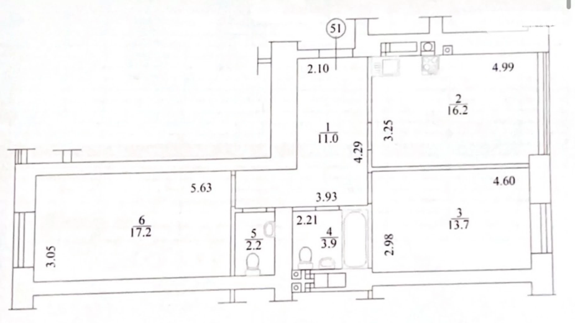 Продается 2-комнатная квартира 64.5 кв. м в Ирпене, ул. Литературная(Чехова), 27