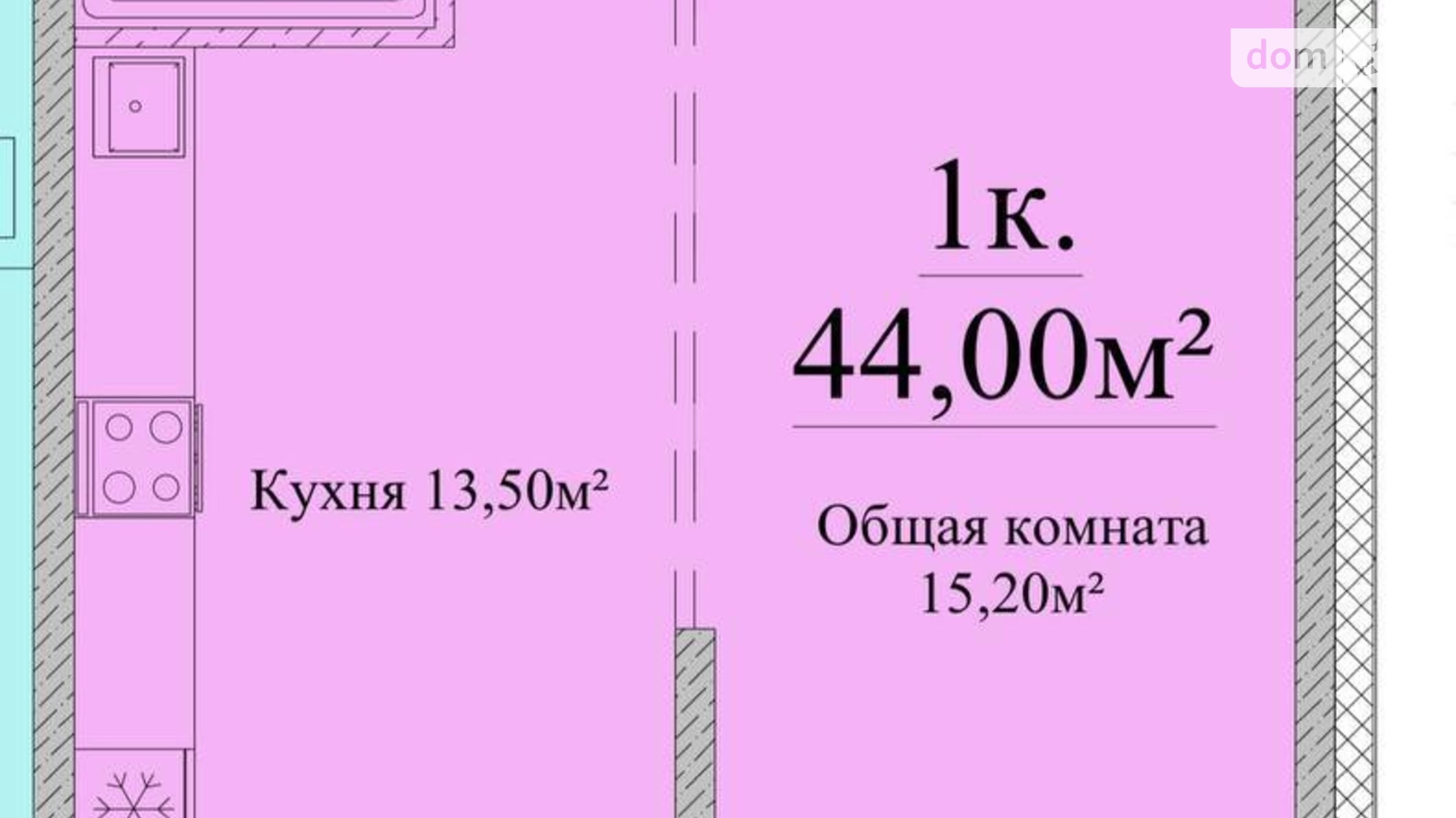 Продается 1-комнатная квартира 45 кв. м в Одессе, ул. Варненская, 27А/2