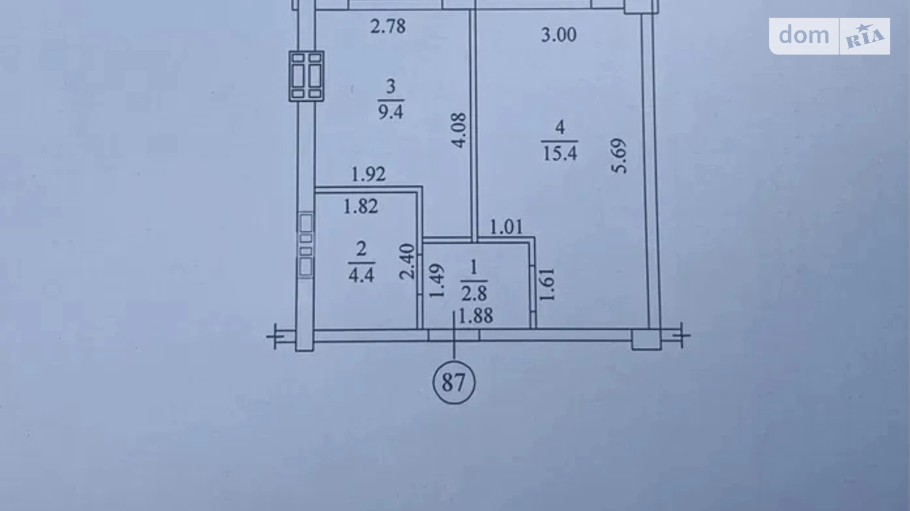 Продається 1-кімнатна квартира 32 кв. м у Одесі, вул. Львівська