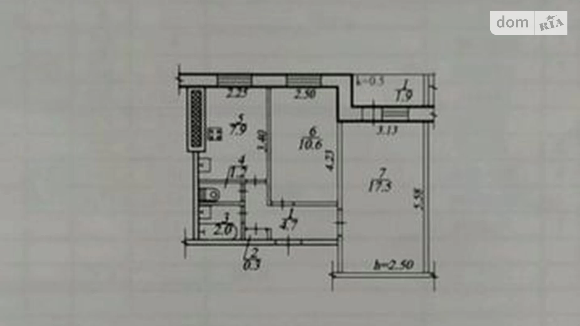 Продається 2-кімнатна квартира 46 кв. м у Дніпрі, Донецьке шосе, 99