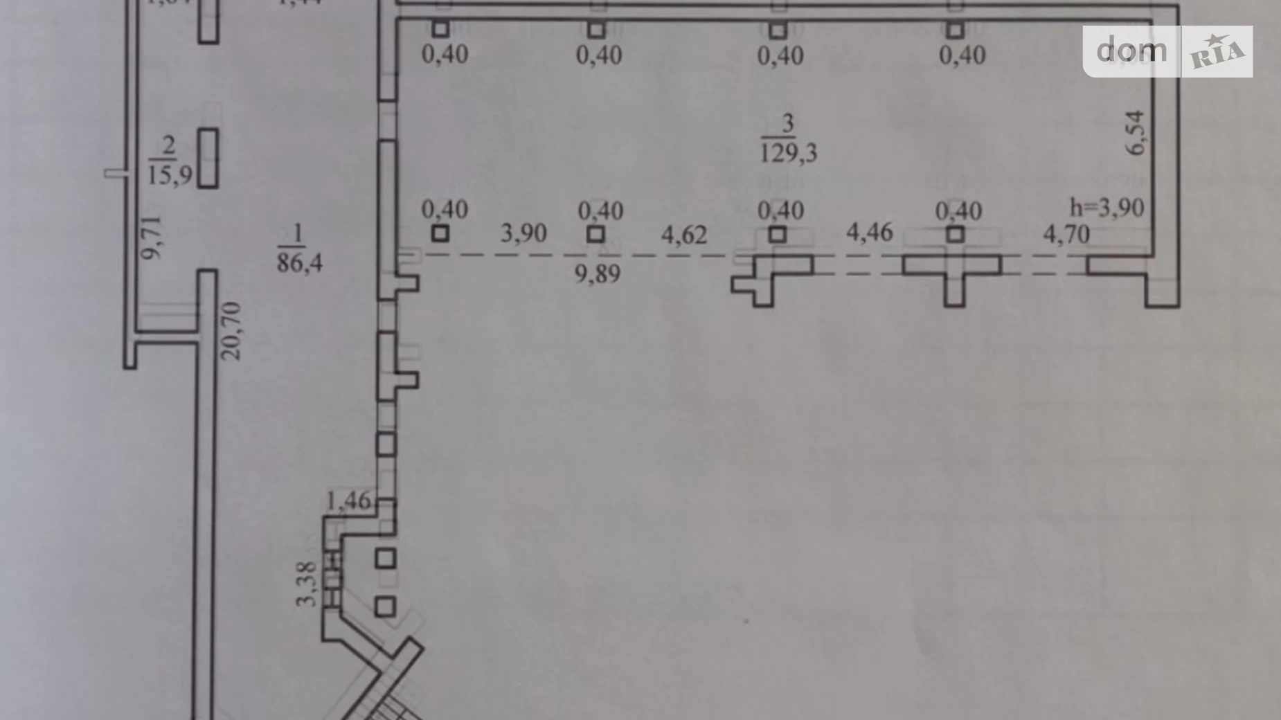Сдается в аренду помещения свободного назначения 231 кв. м в 3-этажном здании, цена: 1620 $ - фото 4