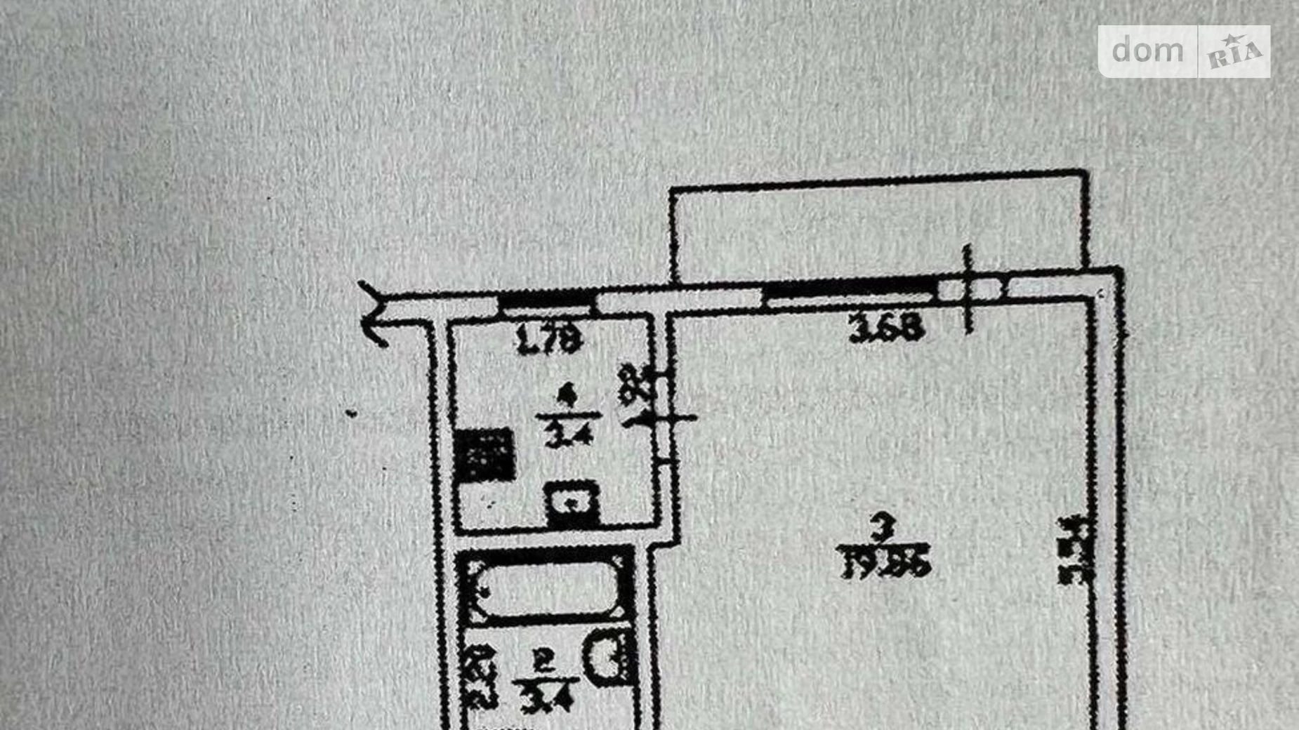 Продається 1-кімнатна квартира 32 кв. м у Києві, вул. Білоруська, 15 - фото 3