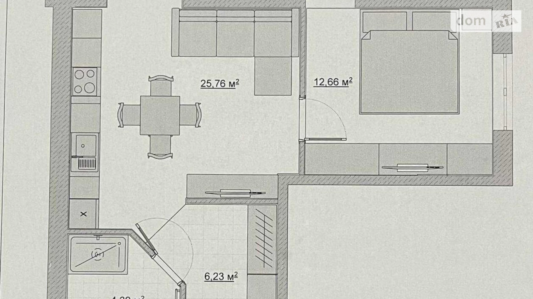 Продается 2-комнатная квартира 47 кв. м в Харькове - фото 2