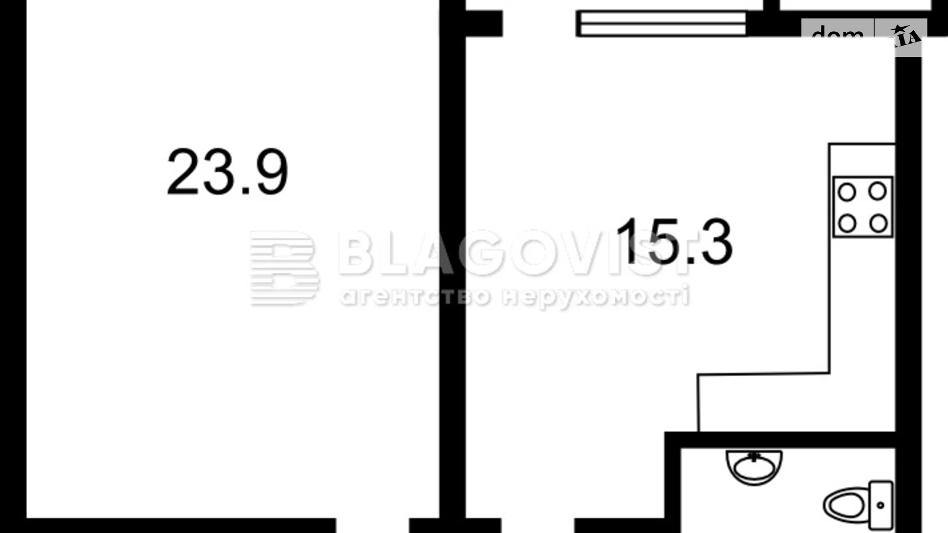 Продается 1-комнатная квартира 60 кв. м в Киеве, ул. Мокрая(Кудряшова), 16